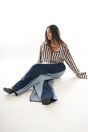 Georgie Corset Denim