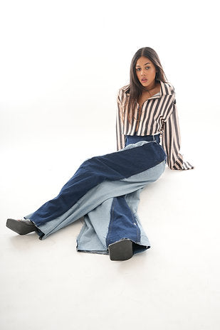 Georgie Corset Denim