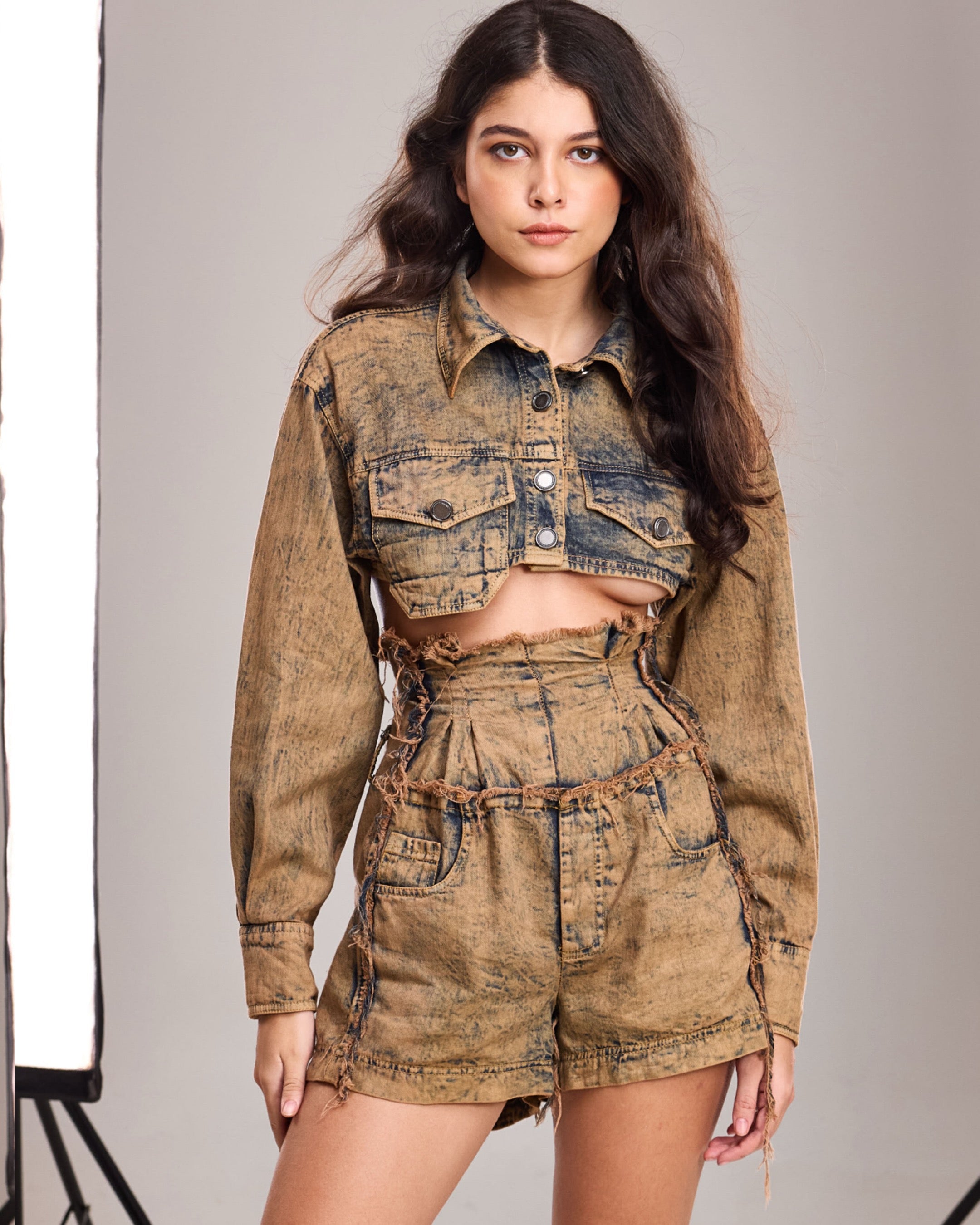 Georgie Crop Shirt