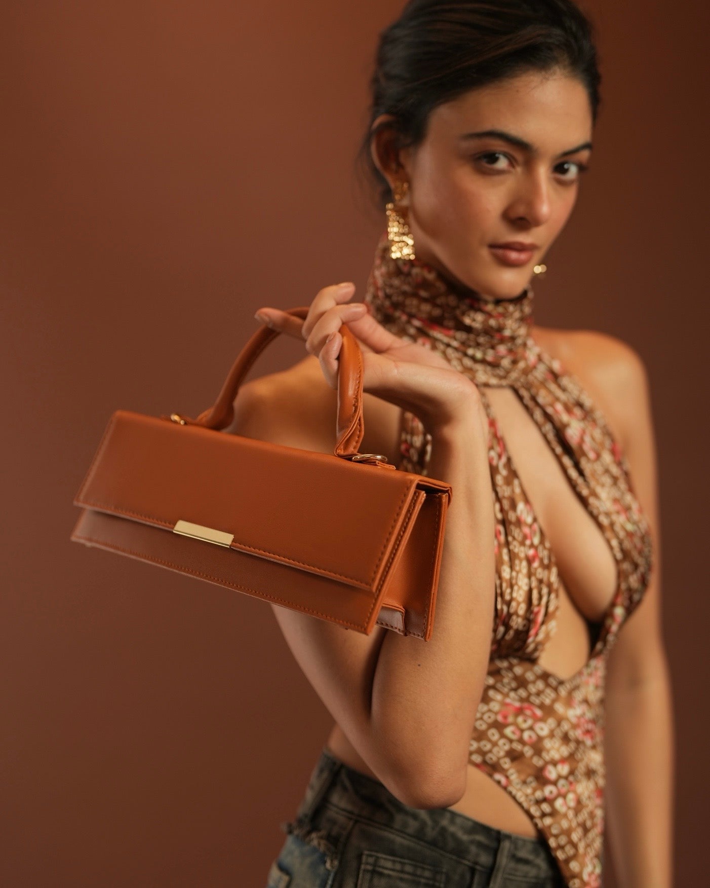 Terra Box Bag - Tan