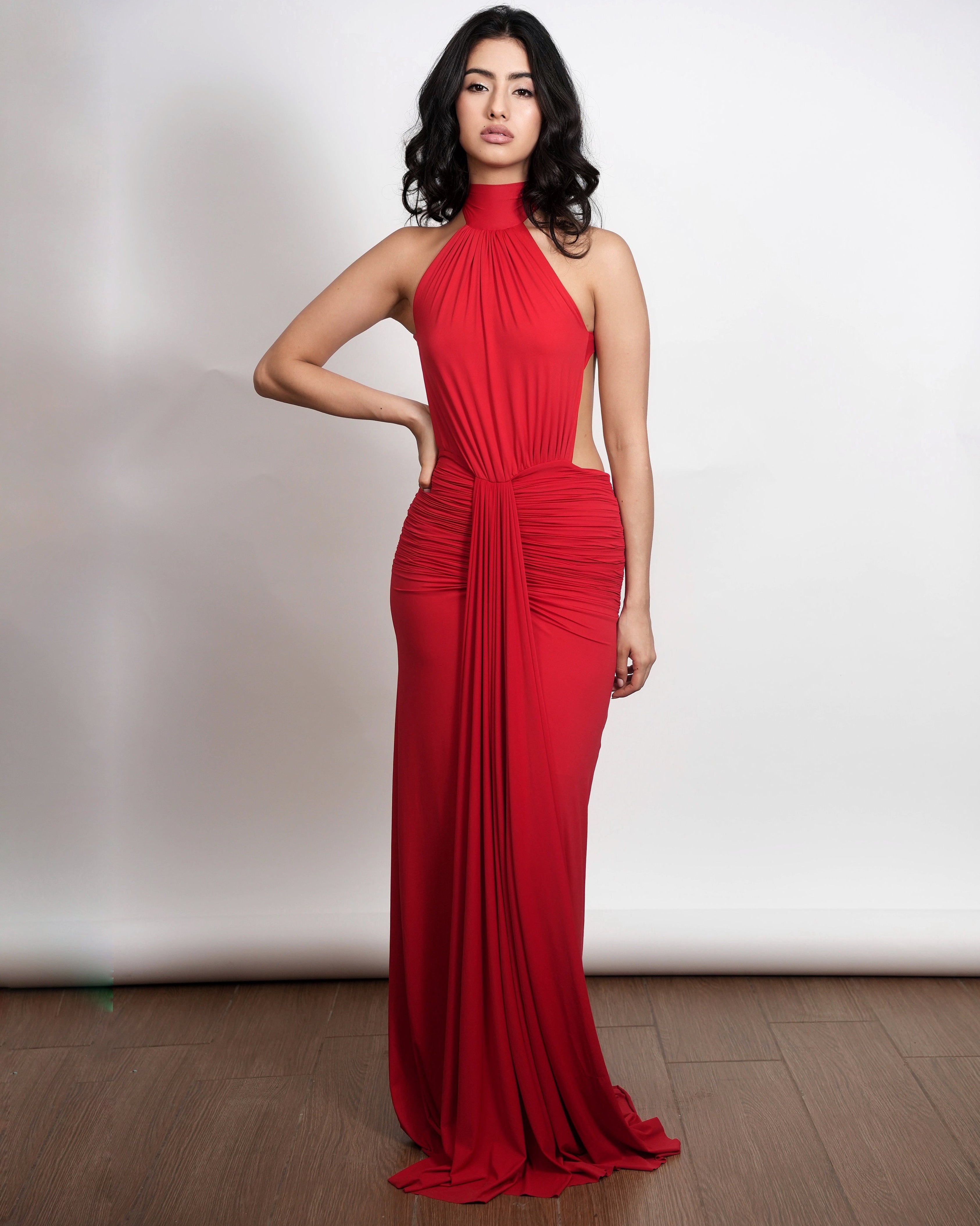 Nadia Backless Gown