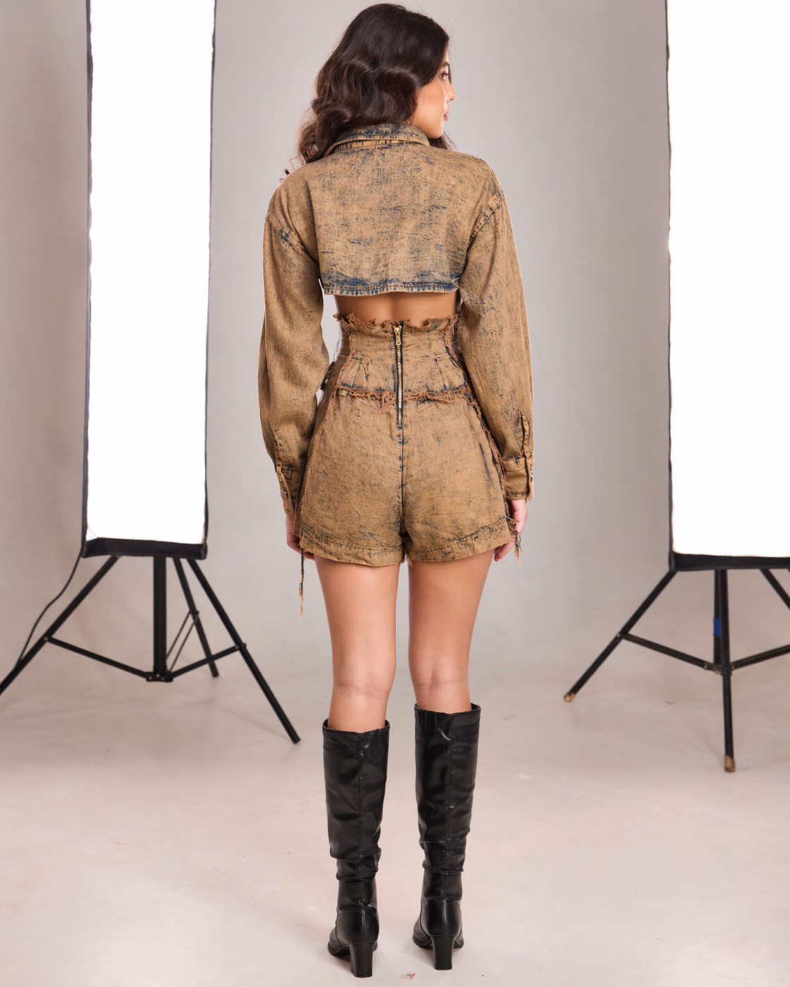 Georgie Crop Shirt