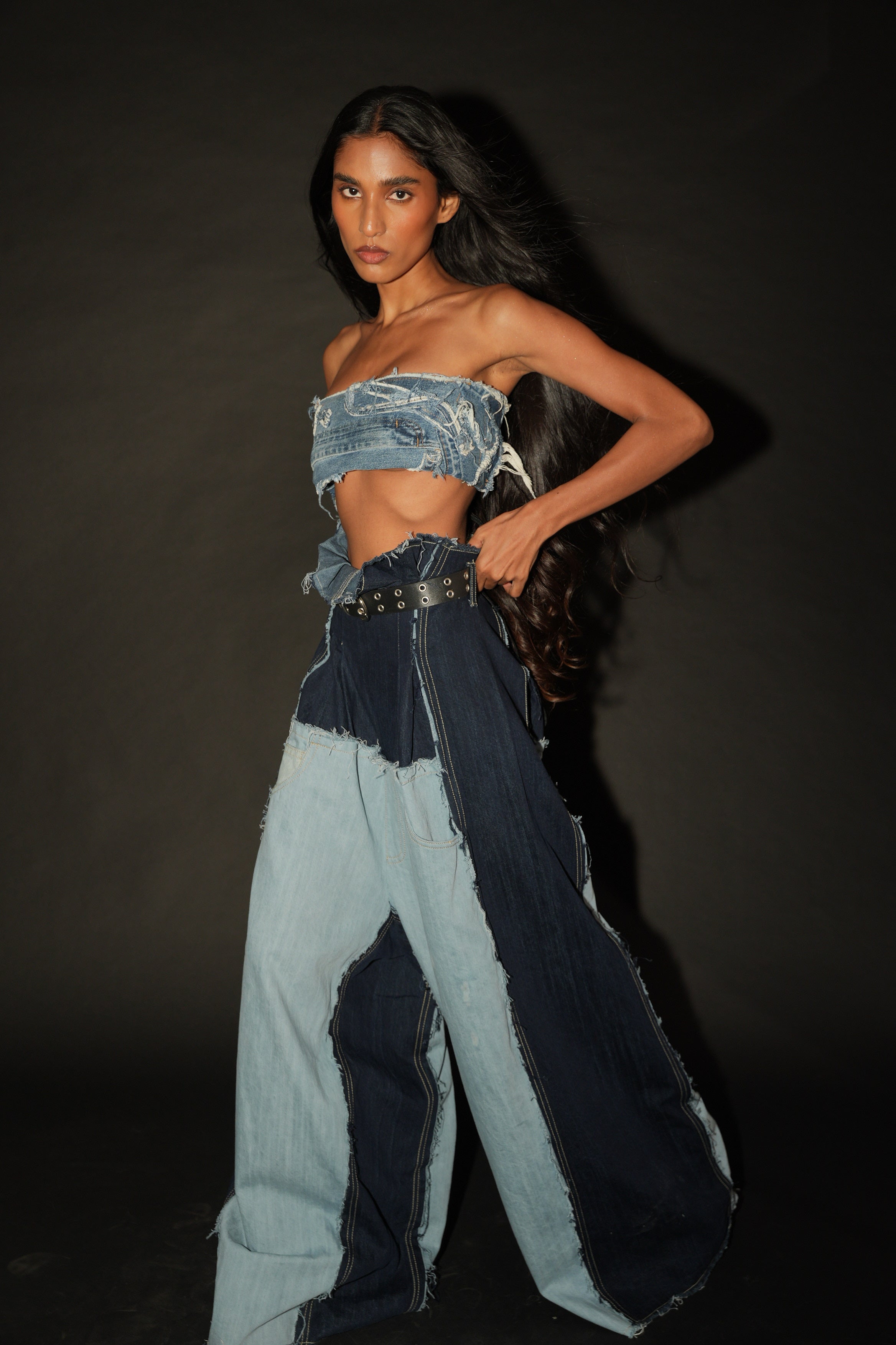 Georgie Corset Denim