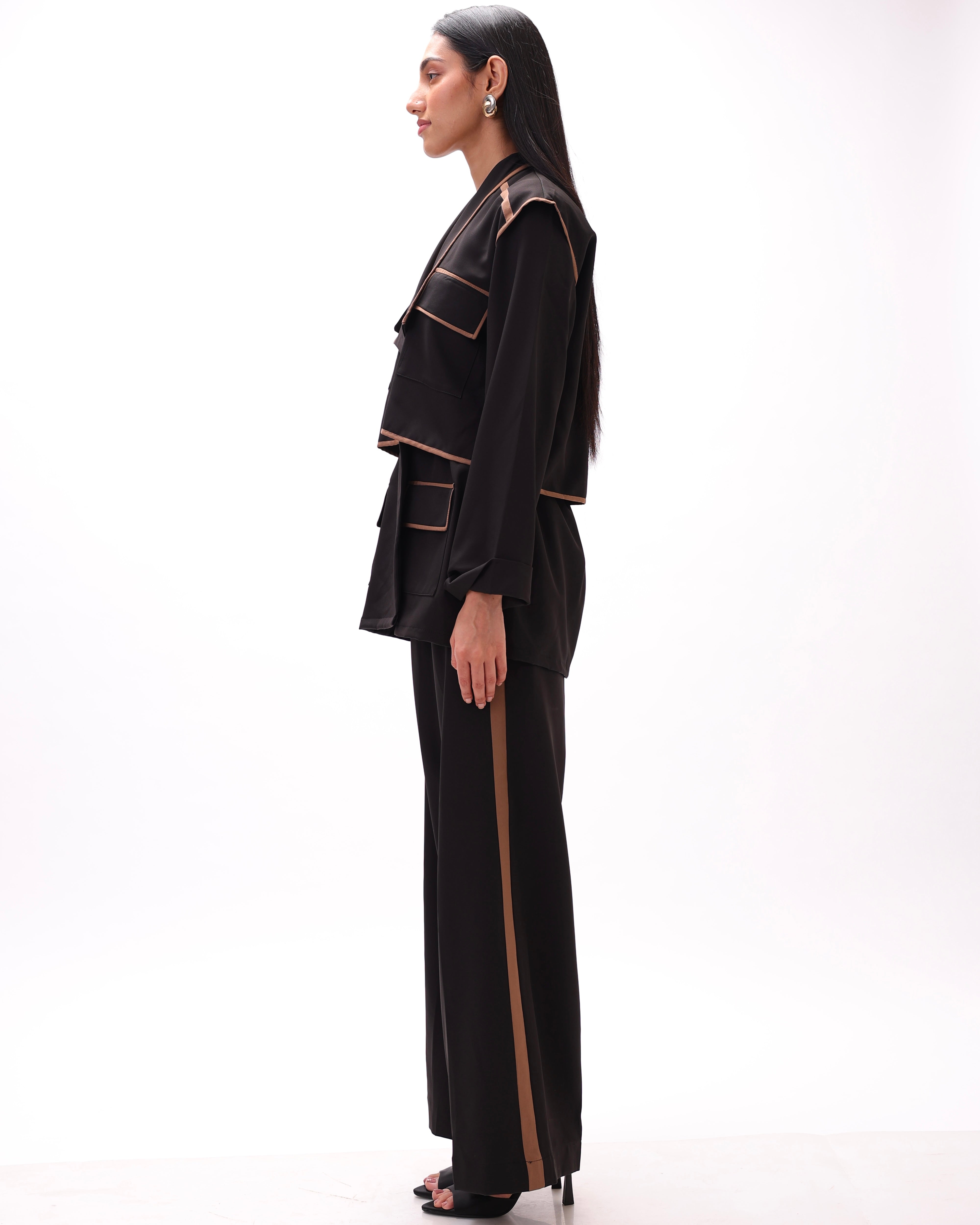 Black Denice Pant