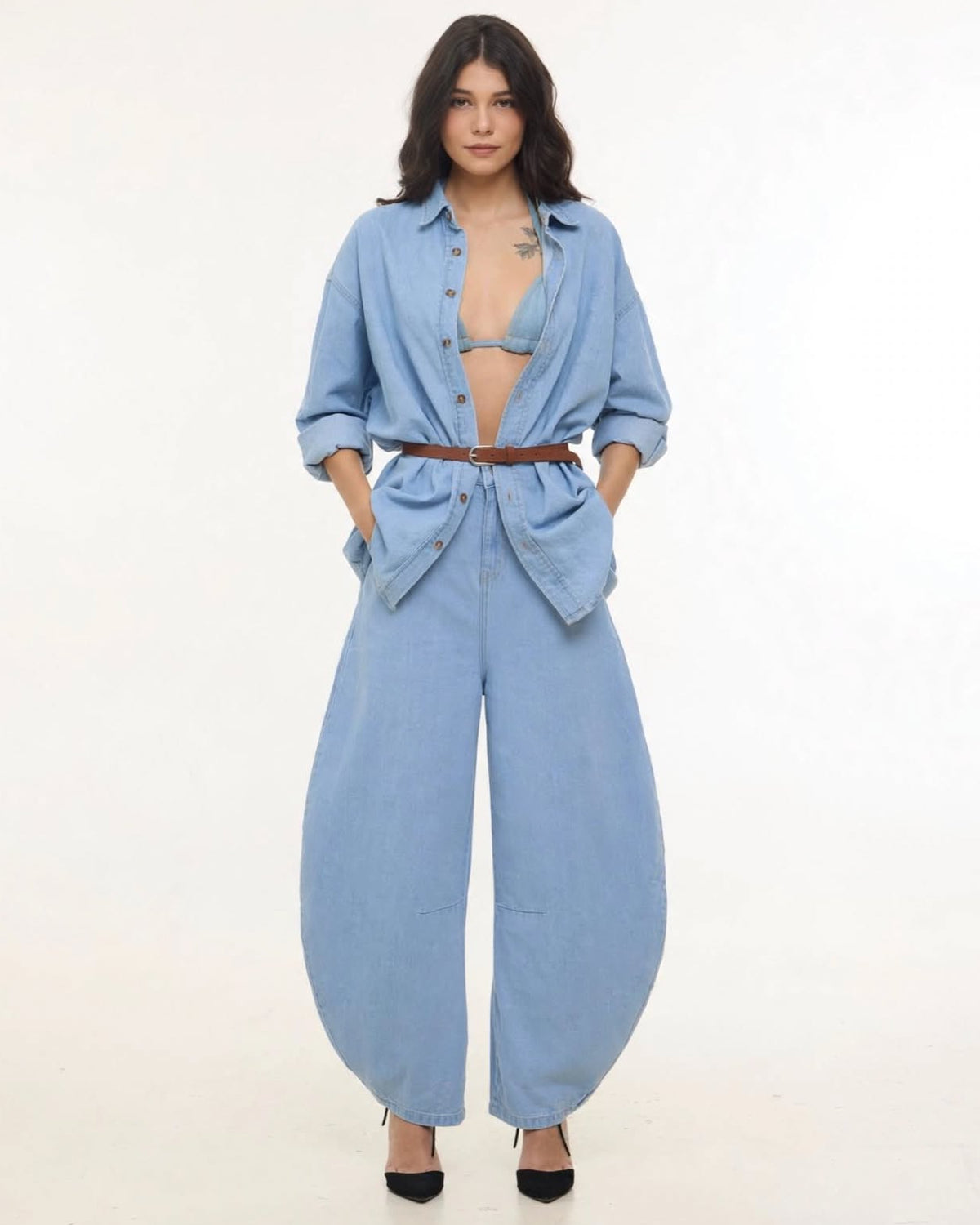 Barrel Cut Denim