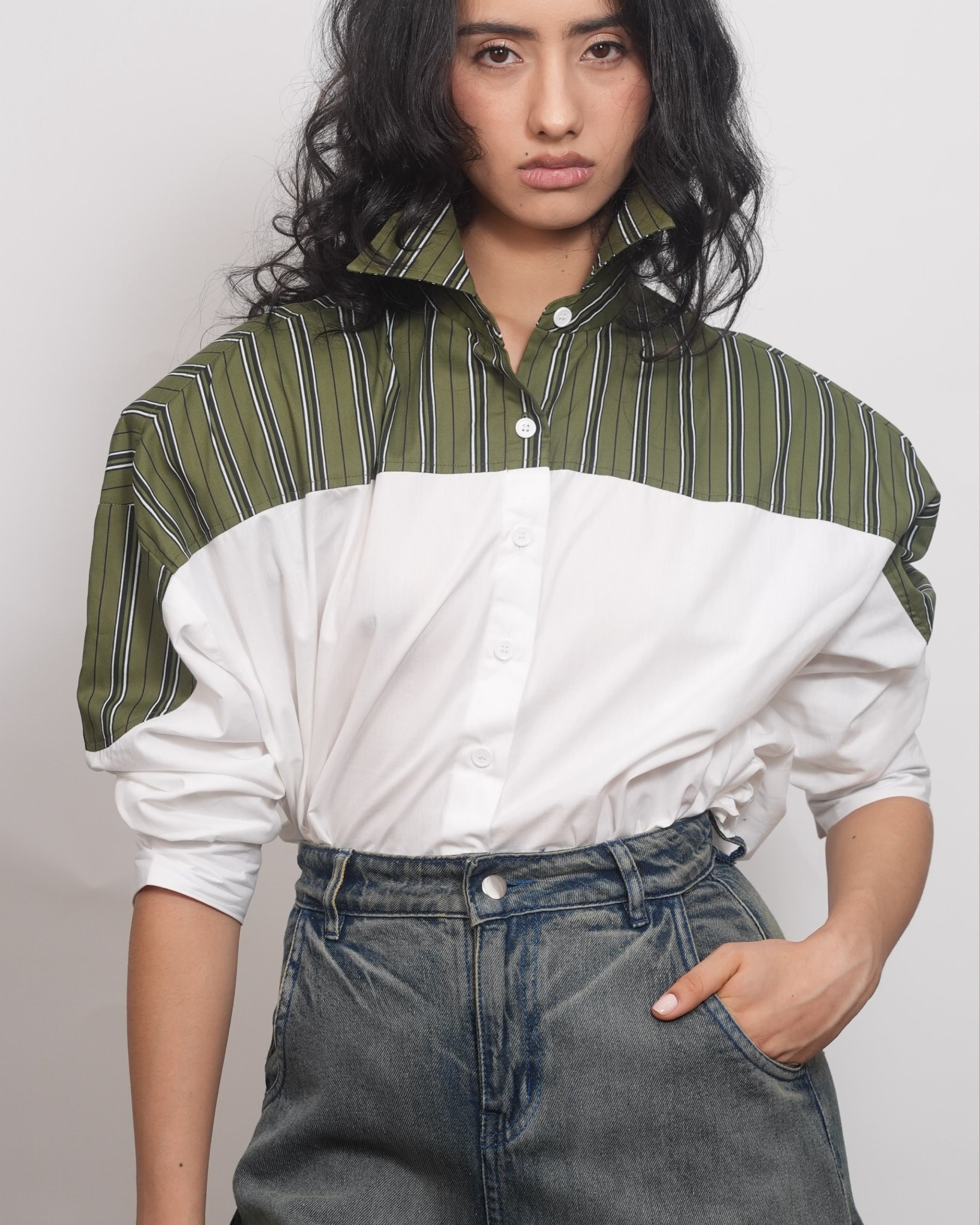 Colour Block Shirt