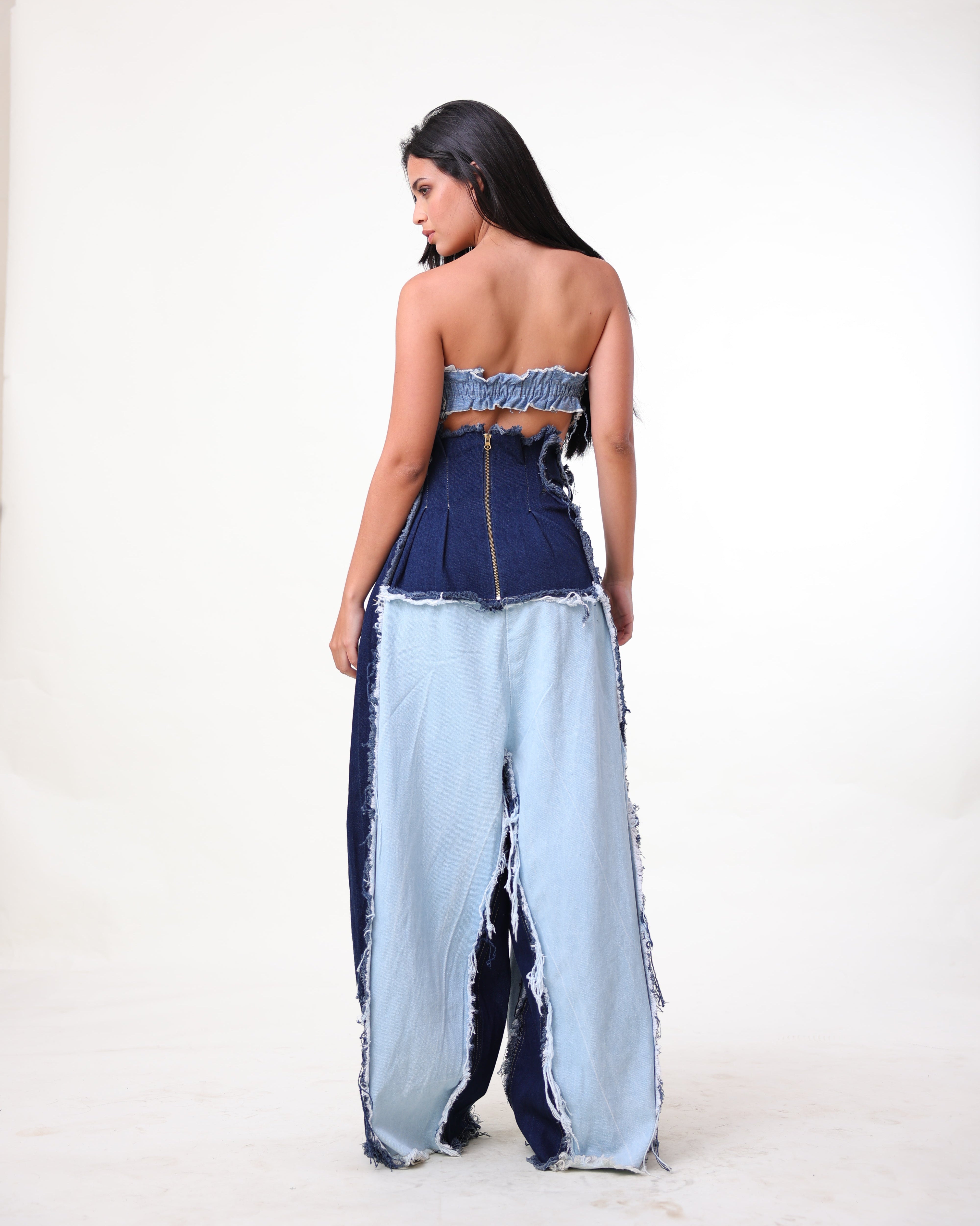 Georgie Corset Denim