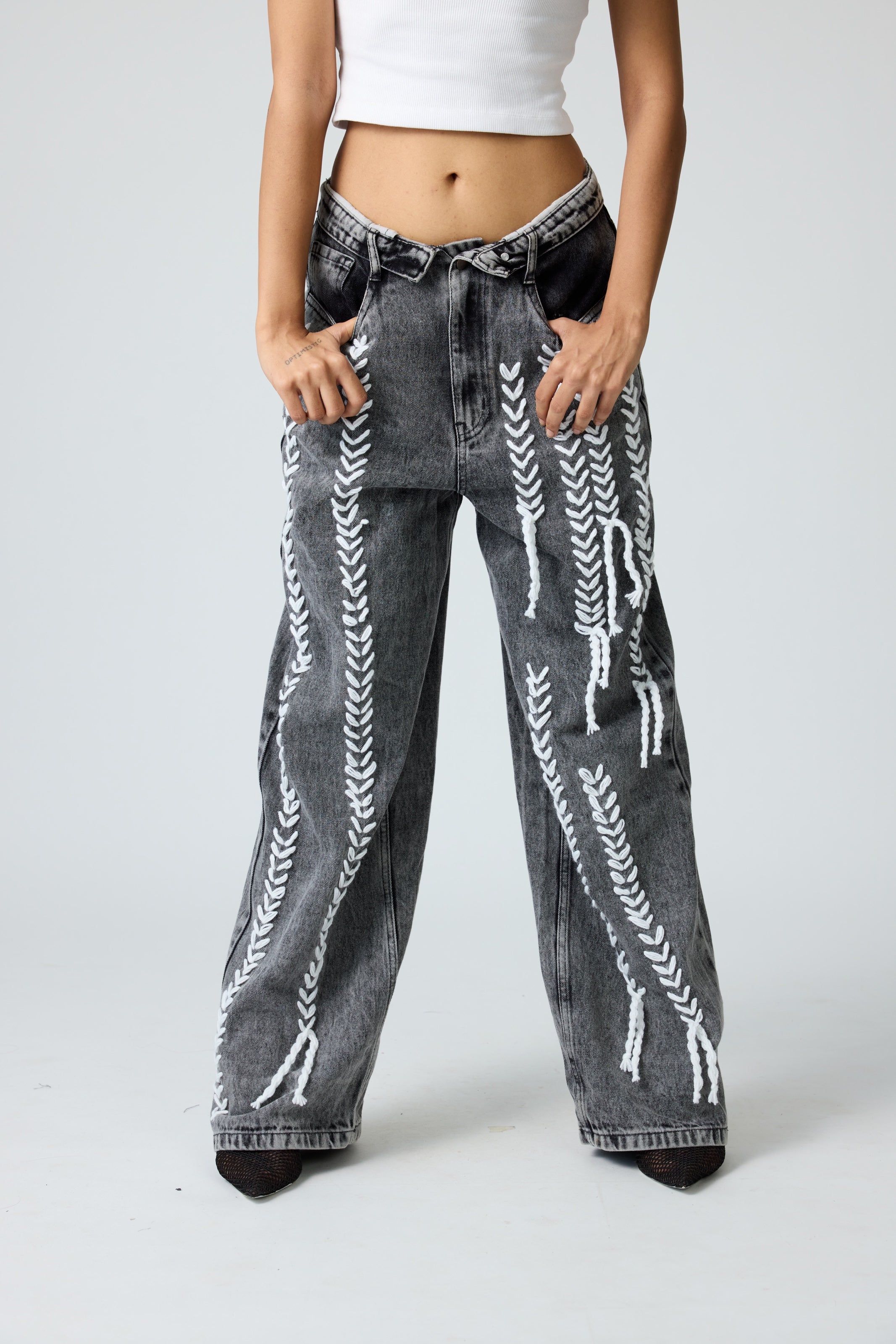 Embroidered Denim