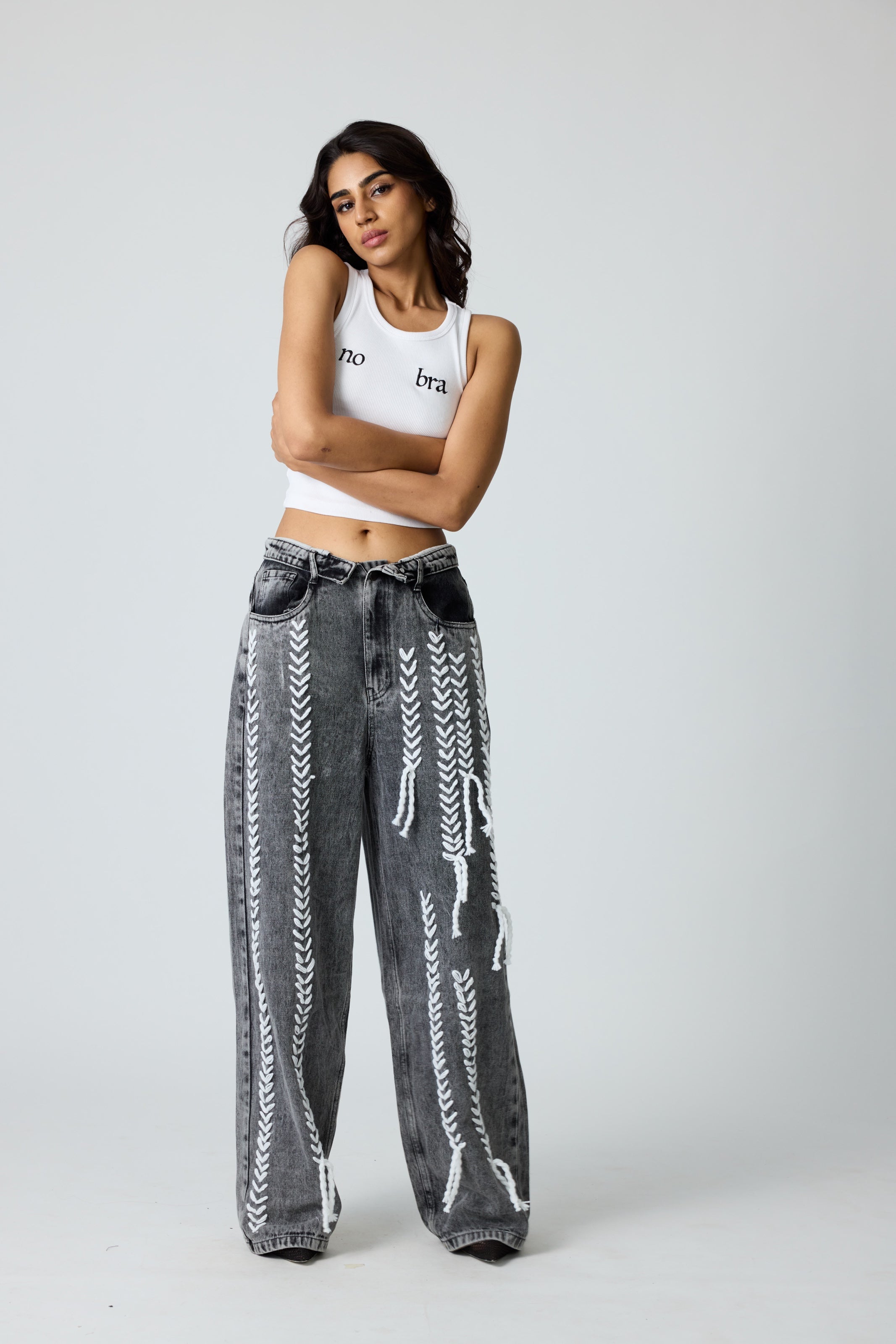 Embroidered Denim
