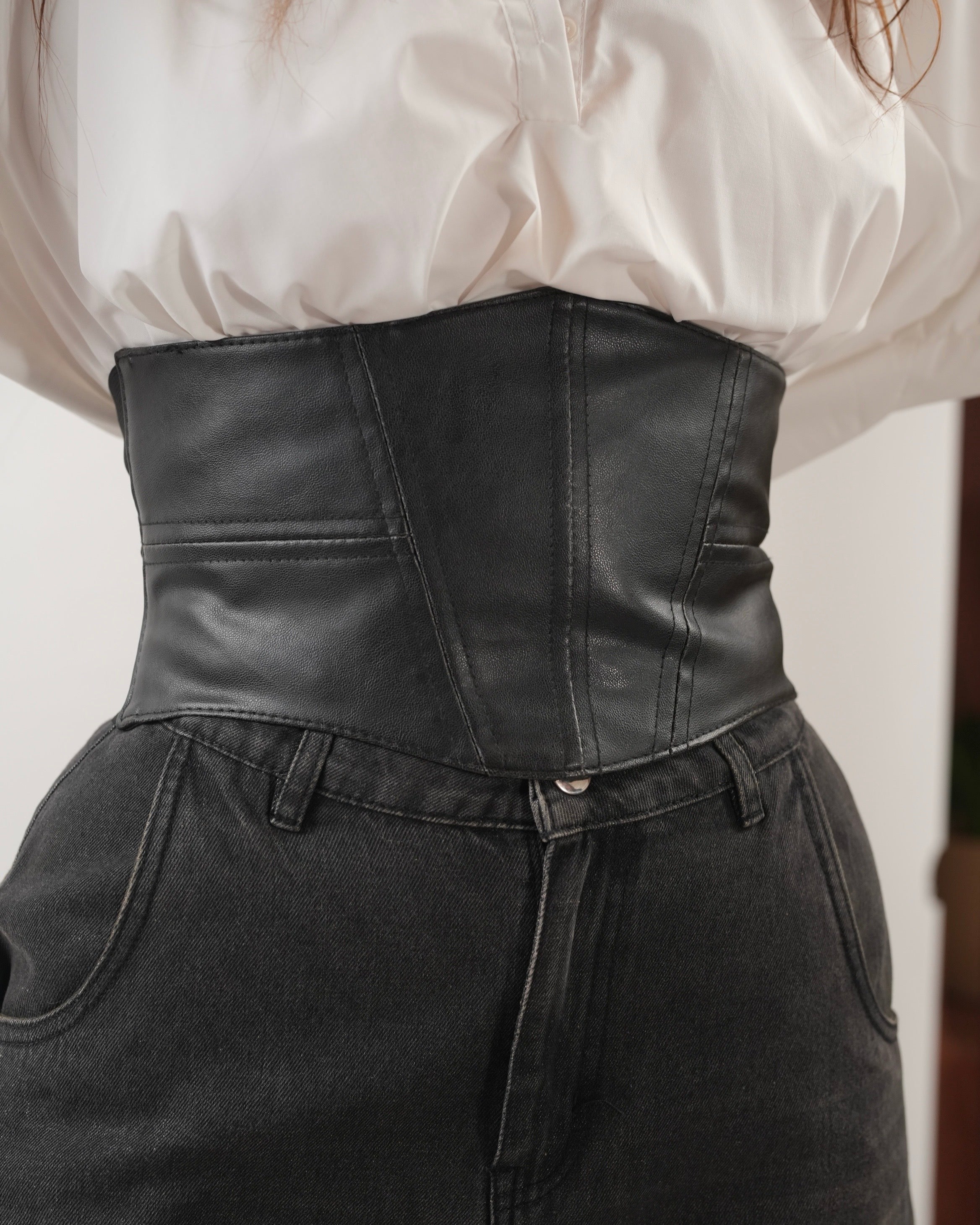 Leather Corset Belt