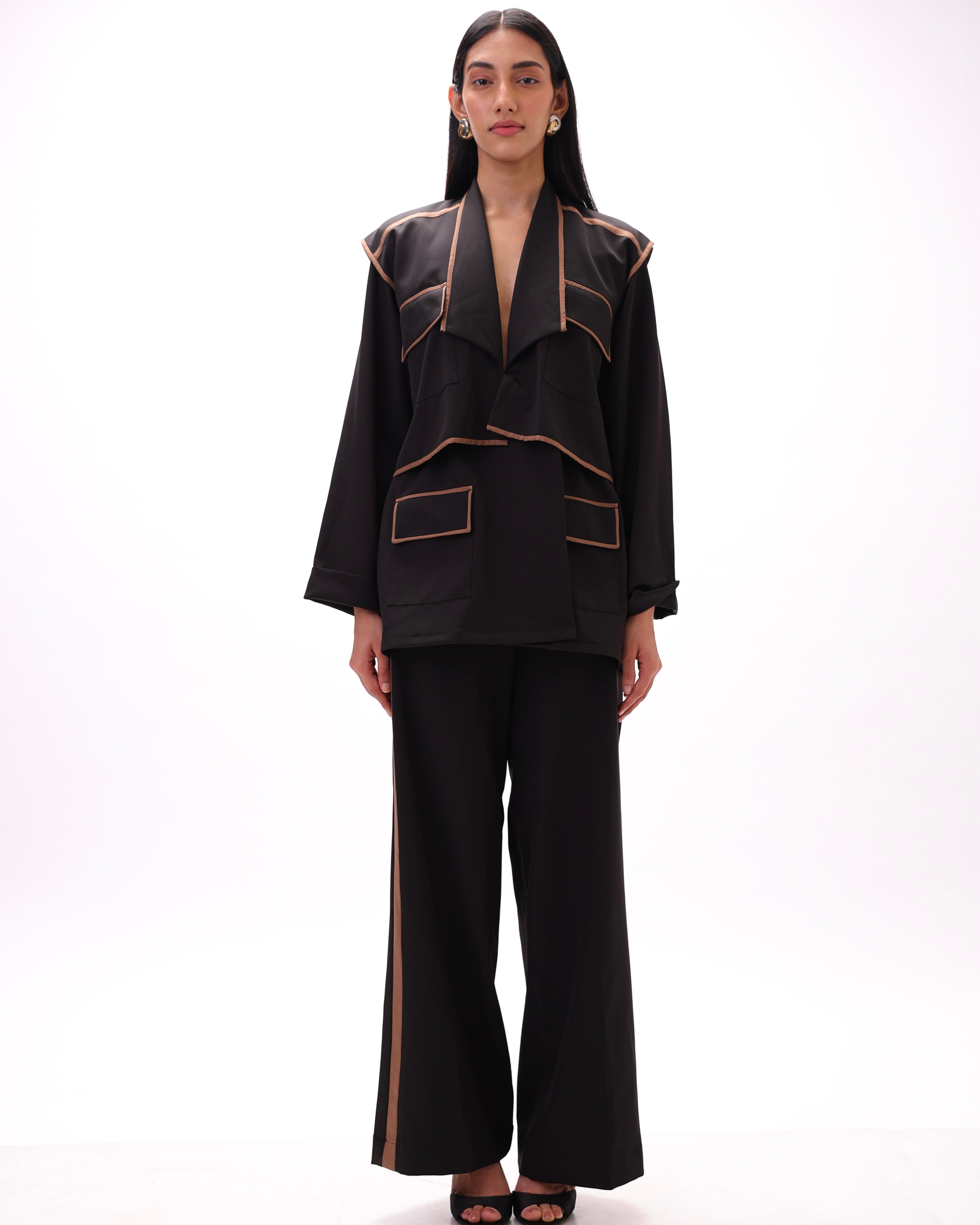 Black Denice Pant