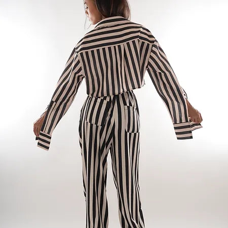 Pinstripe Cargo Pants