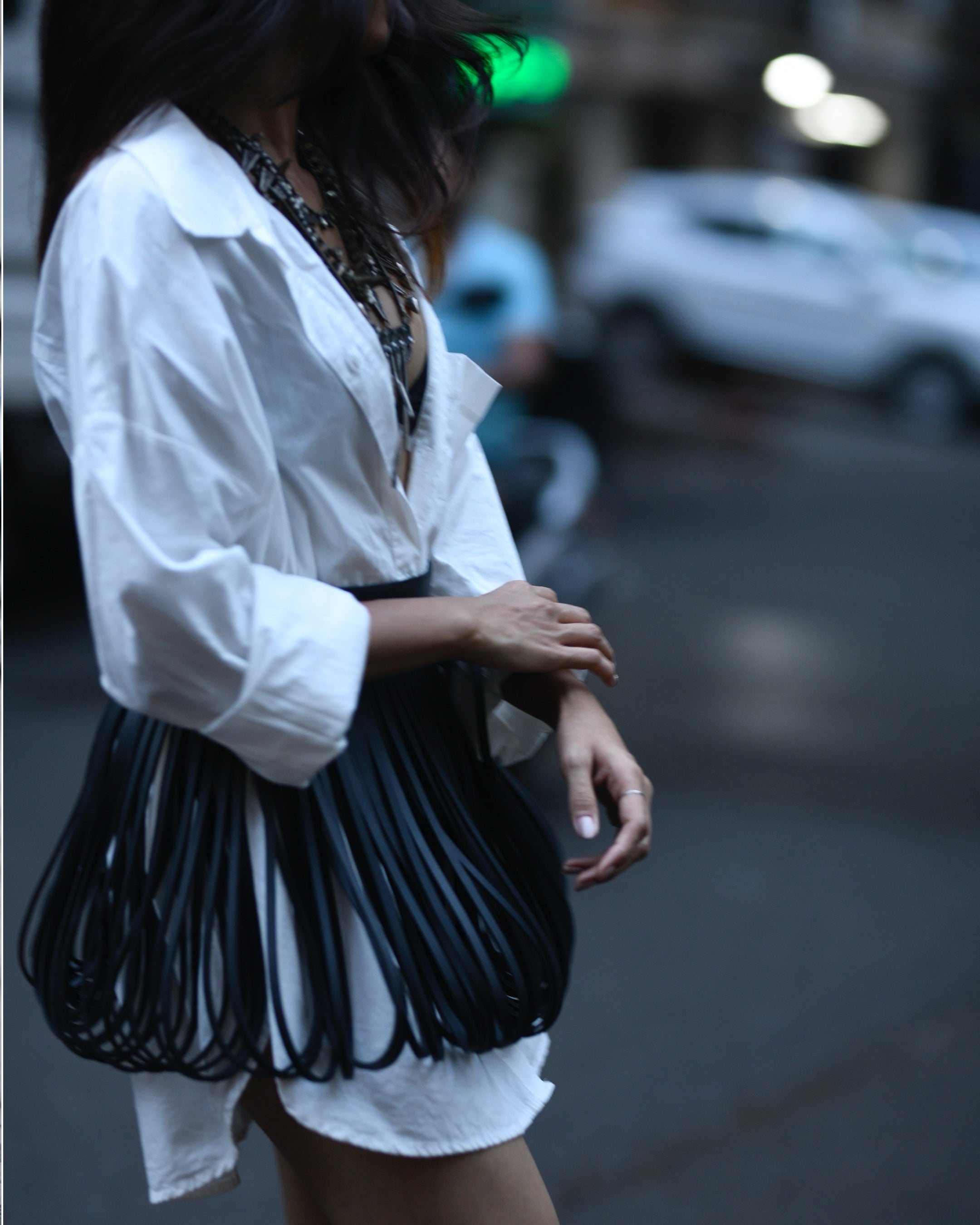 Scarlet Fringe Skirt