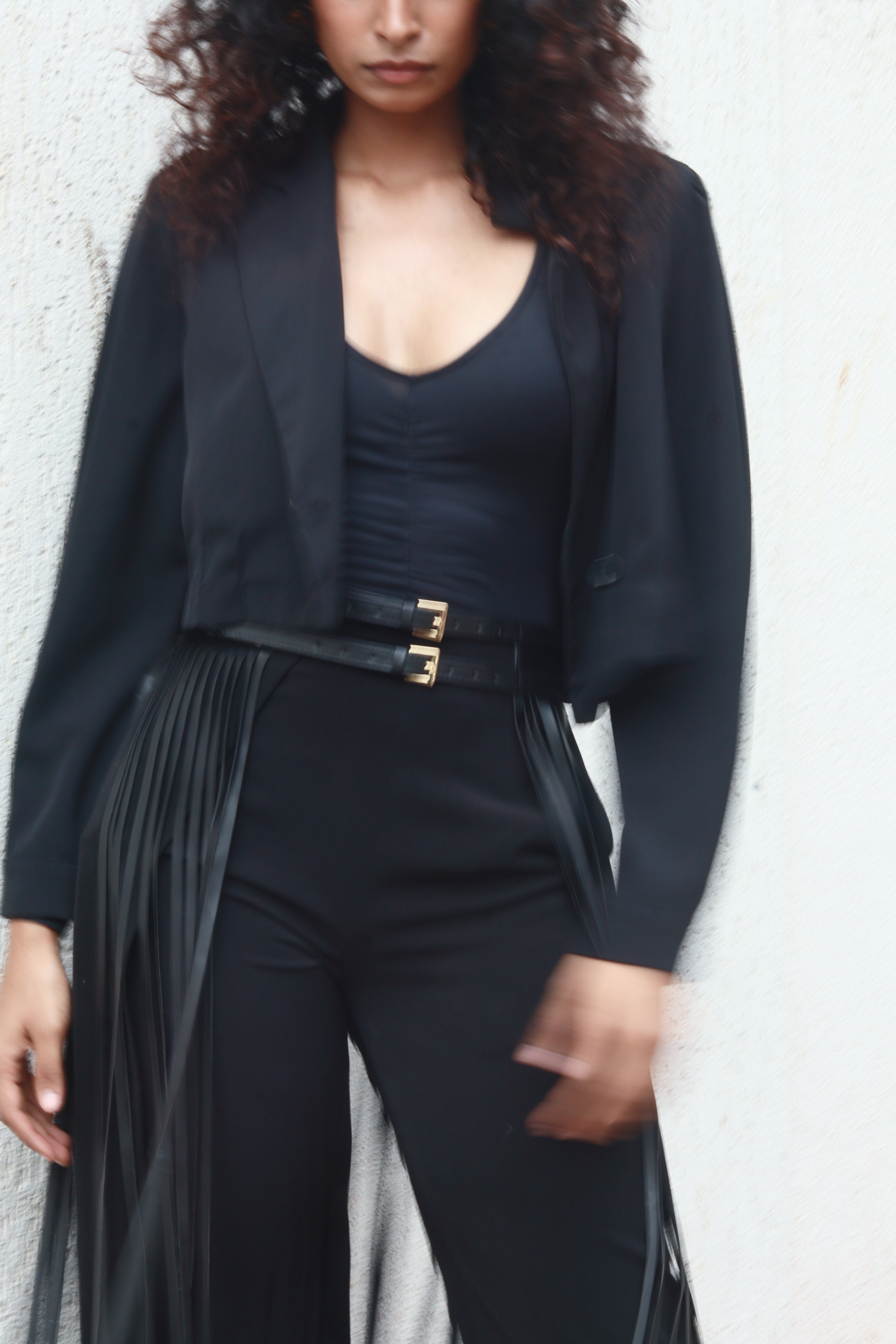 Midnight Fringe Belt