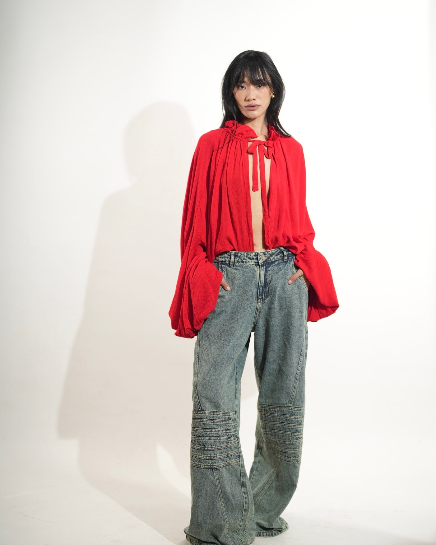 Rayon Volume Shirt