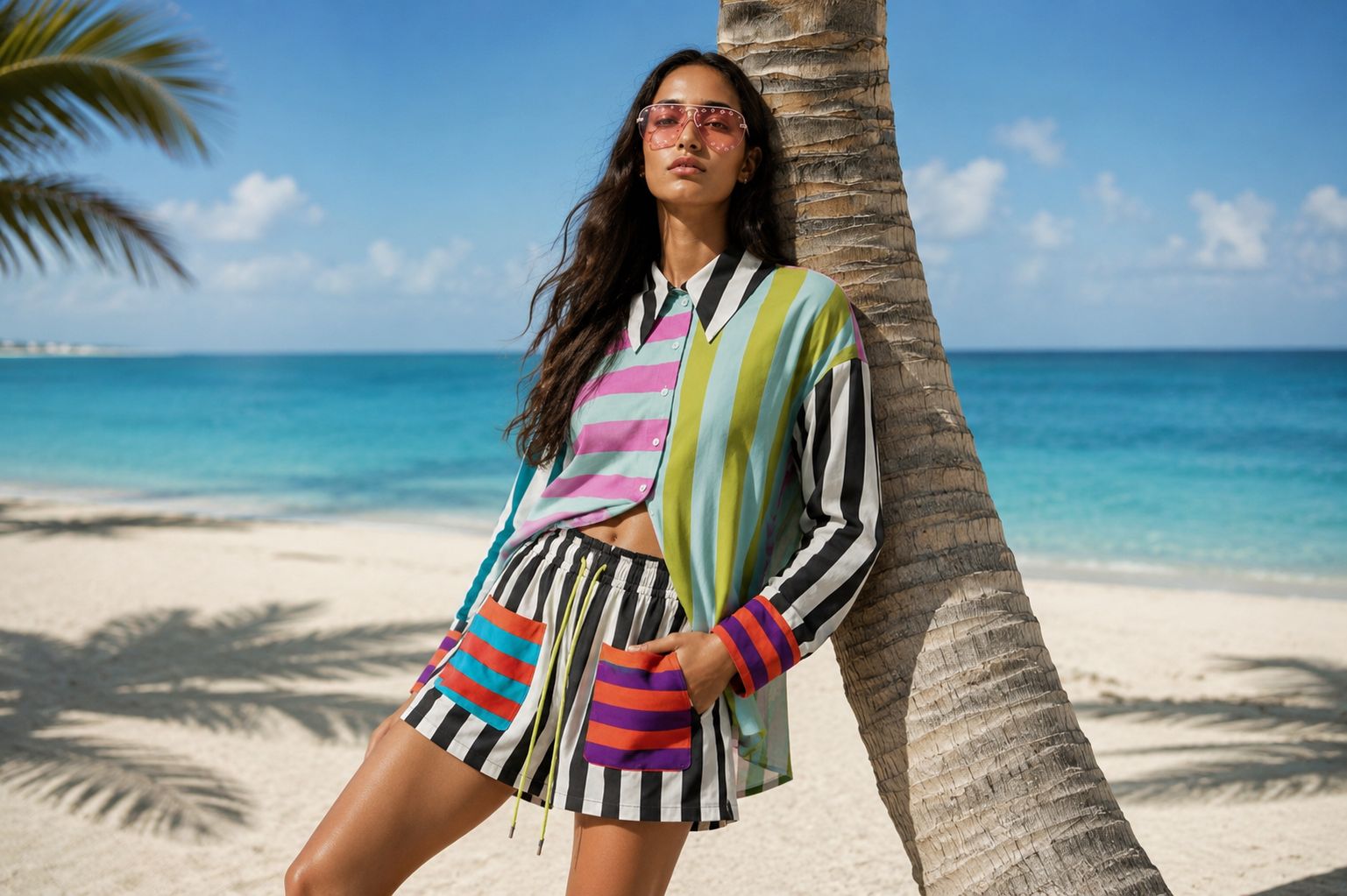 Pop Parade Stripe Shorts