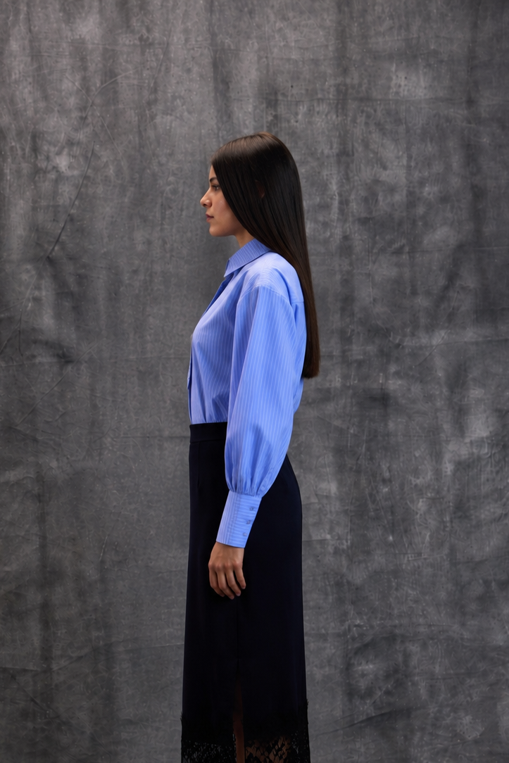 Tonal Puffer Shirt