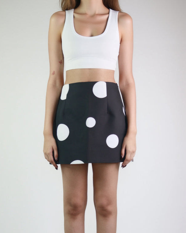 Polka Dot Miniskirt