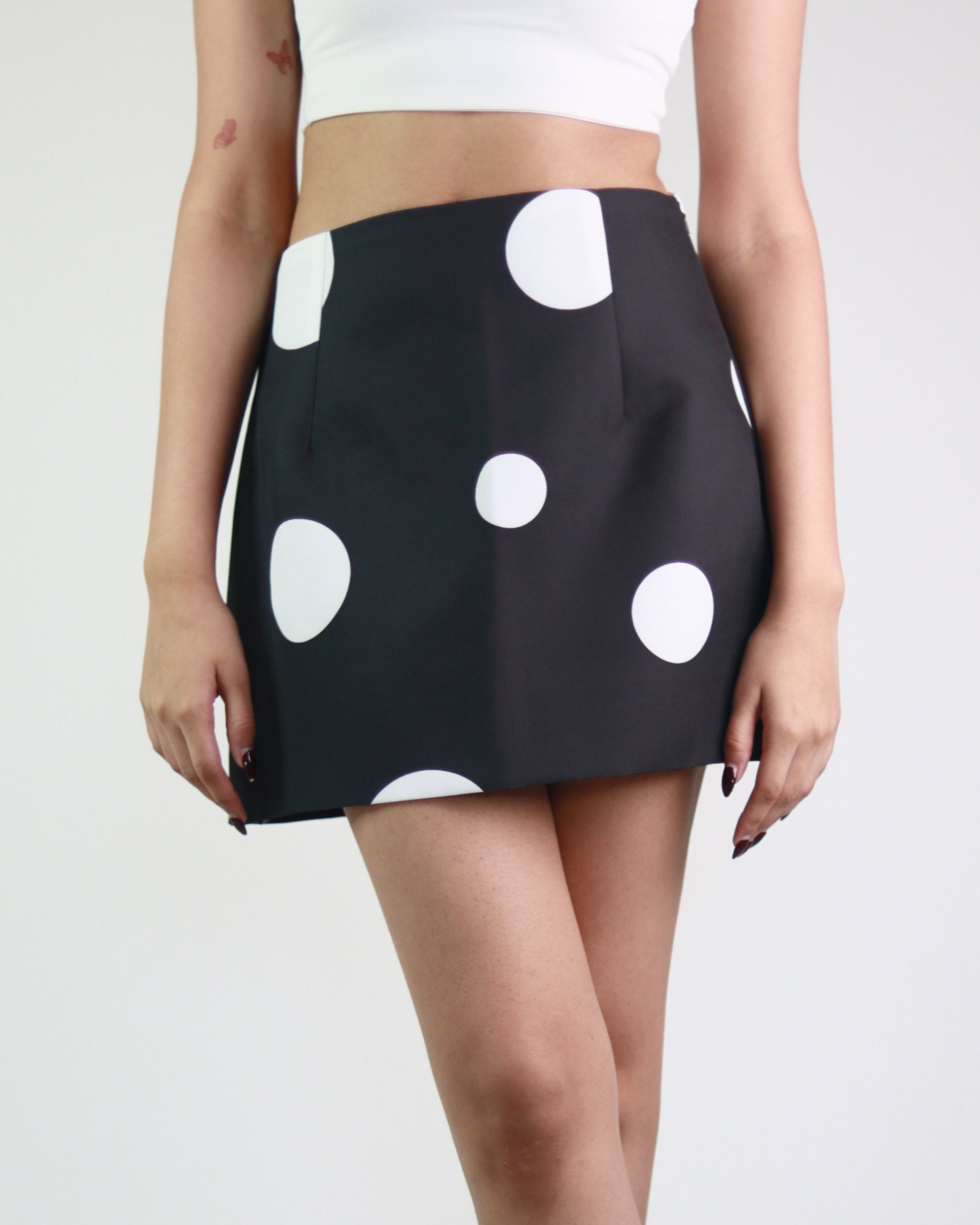 Polka Dot Miniskirt