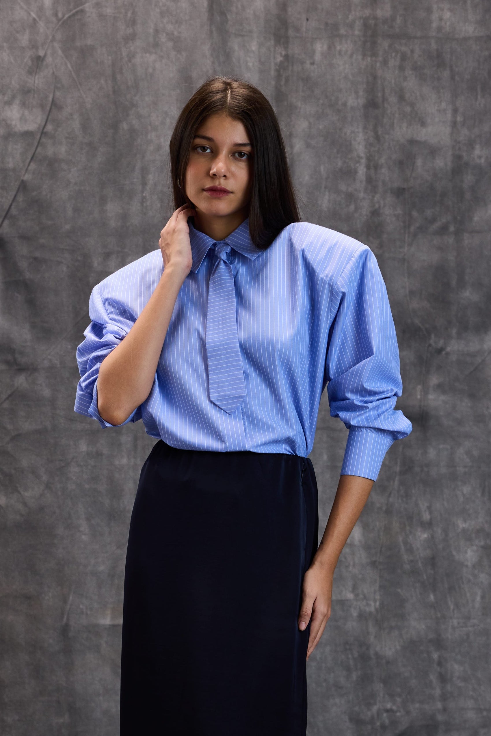Tonal Puffer Shirt