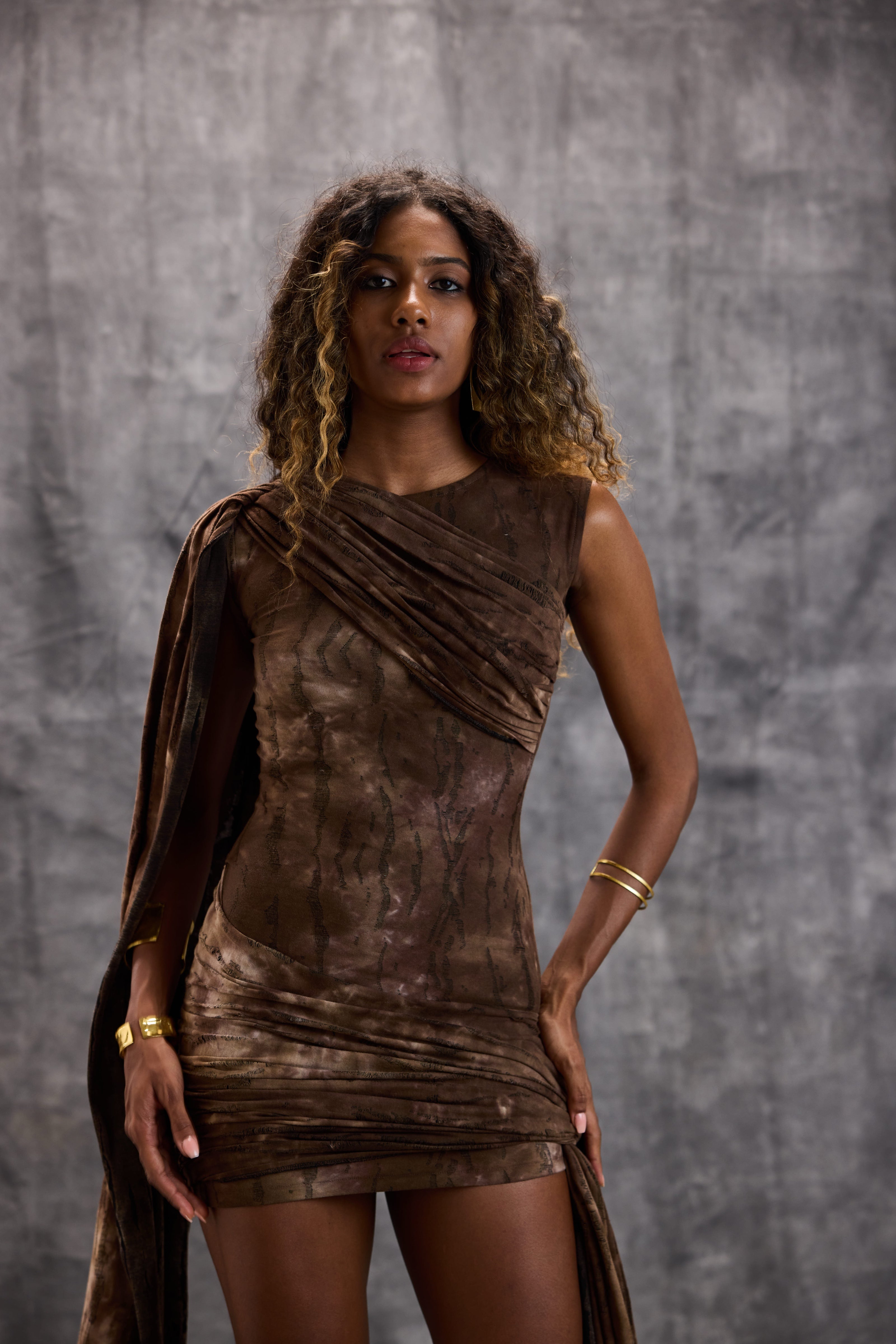 Brown Bodycon Dress