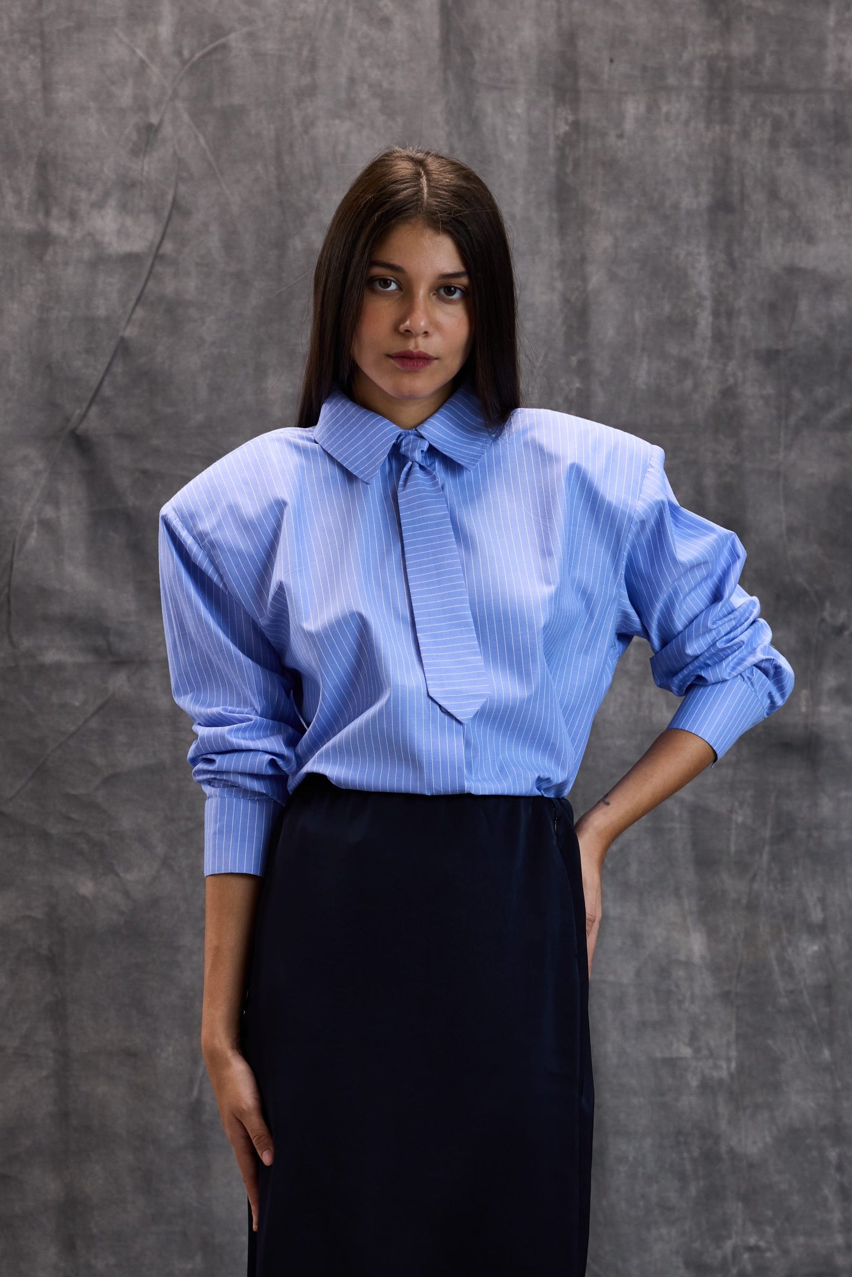 Tonal Puffer Shirt