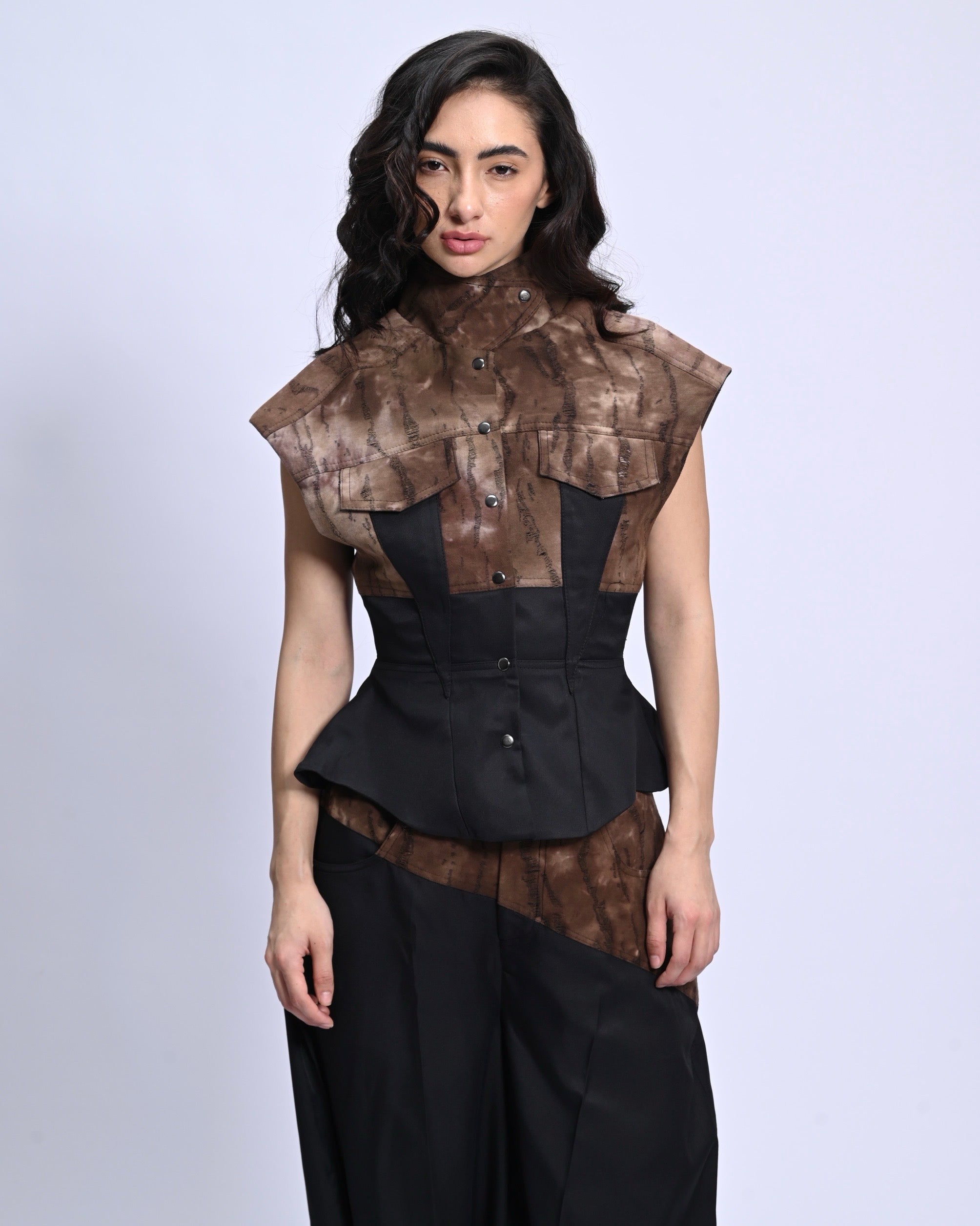 Umber Corset Shirt