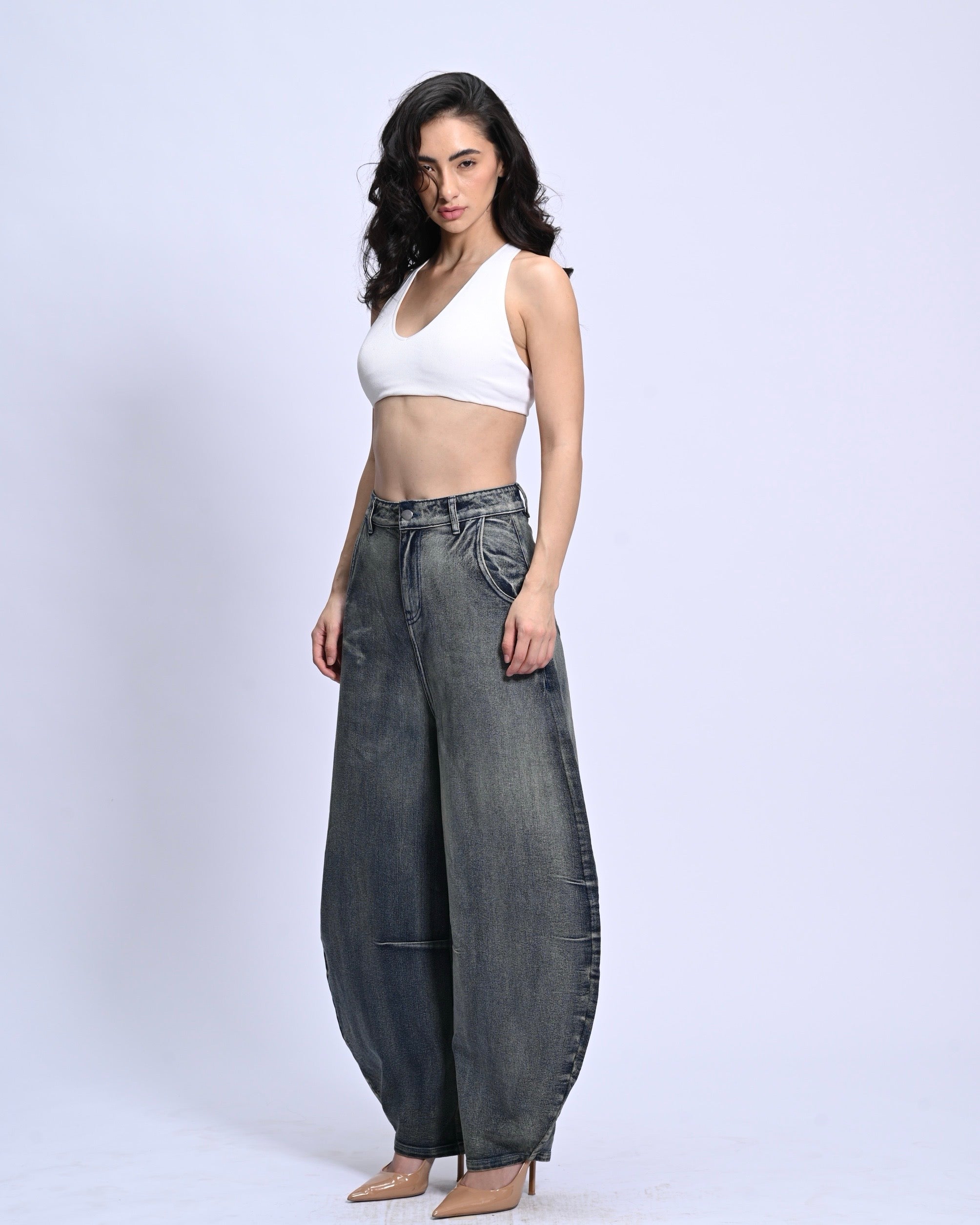 Barrel Cut Denim