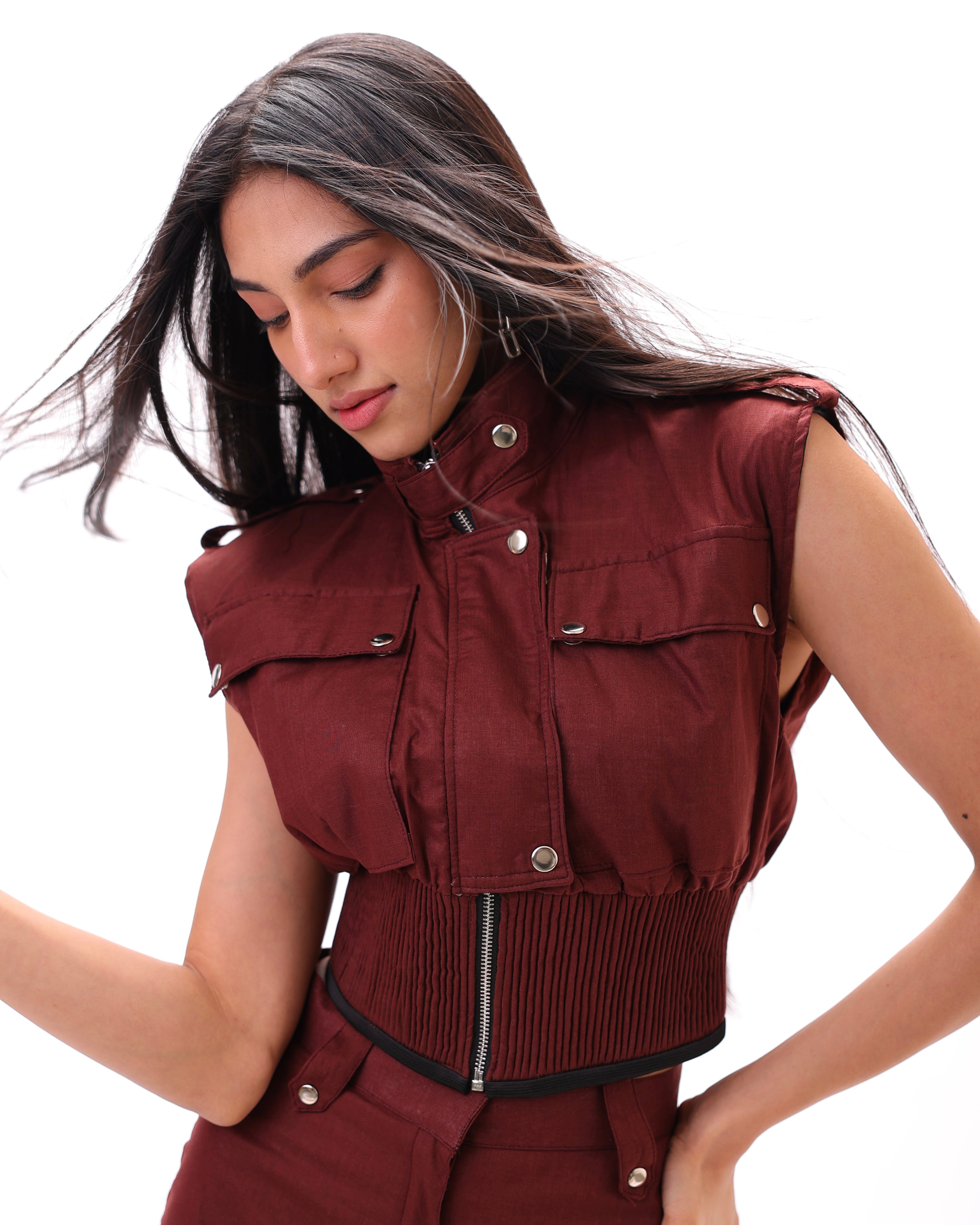 Leo Aura Ribbed Vest