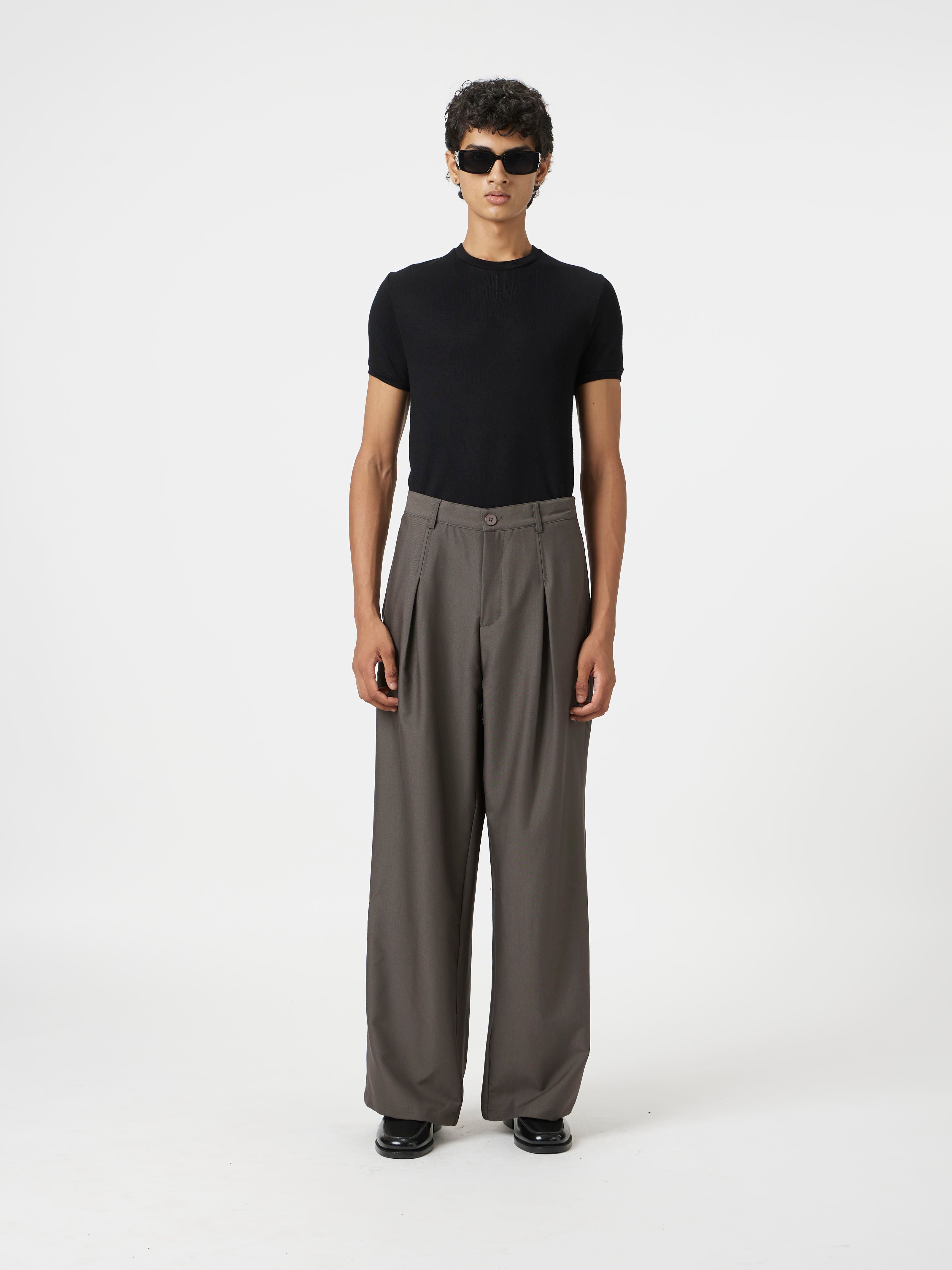Hidden Pleat Pants