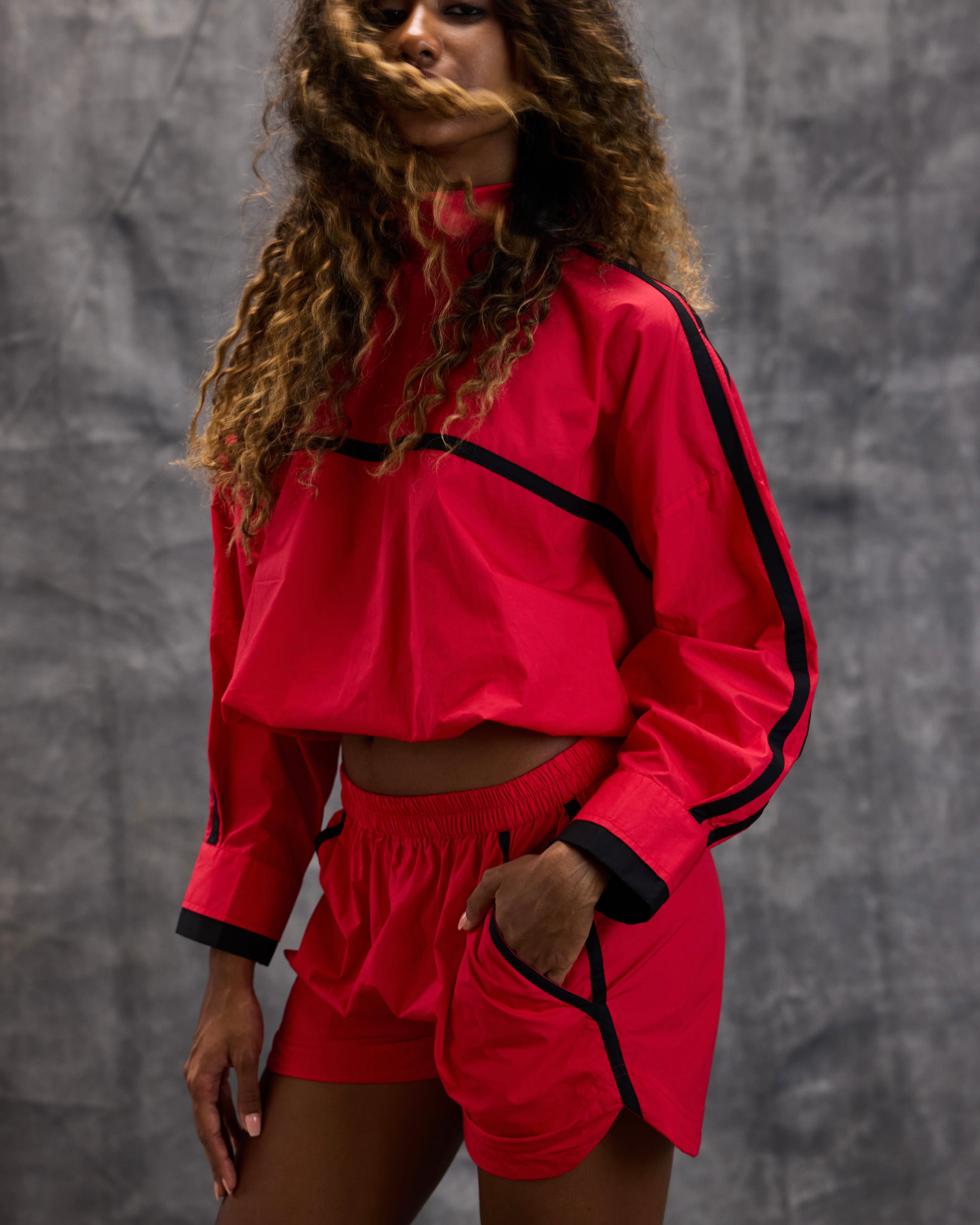 Red Block Top