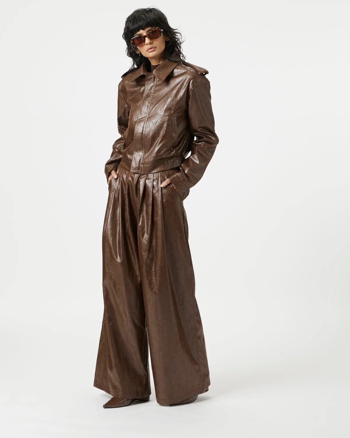 Brown Striaght Pants