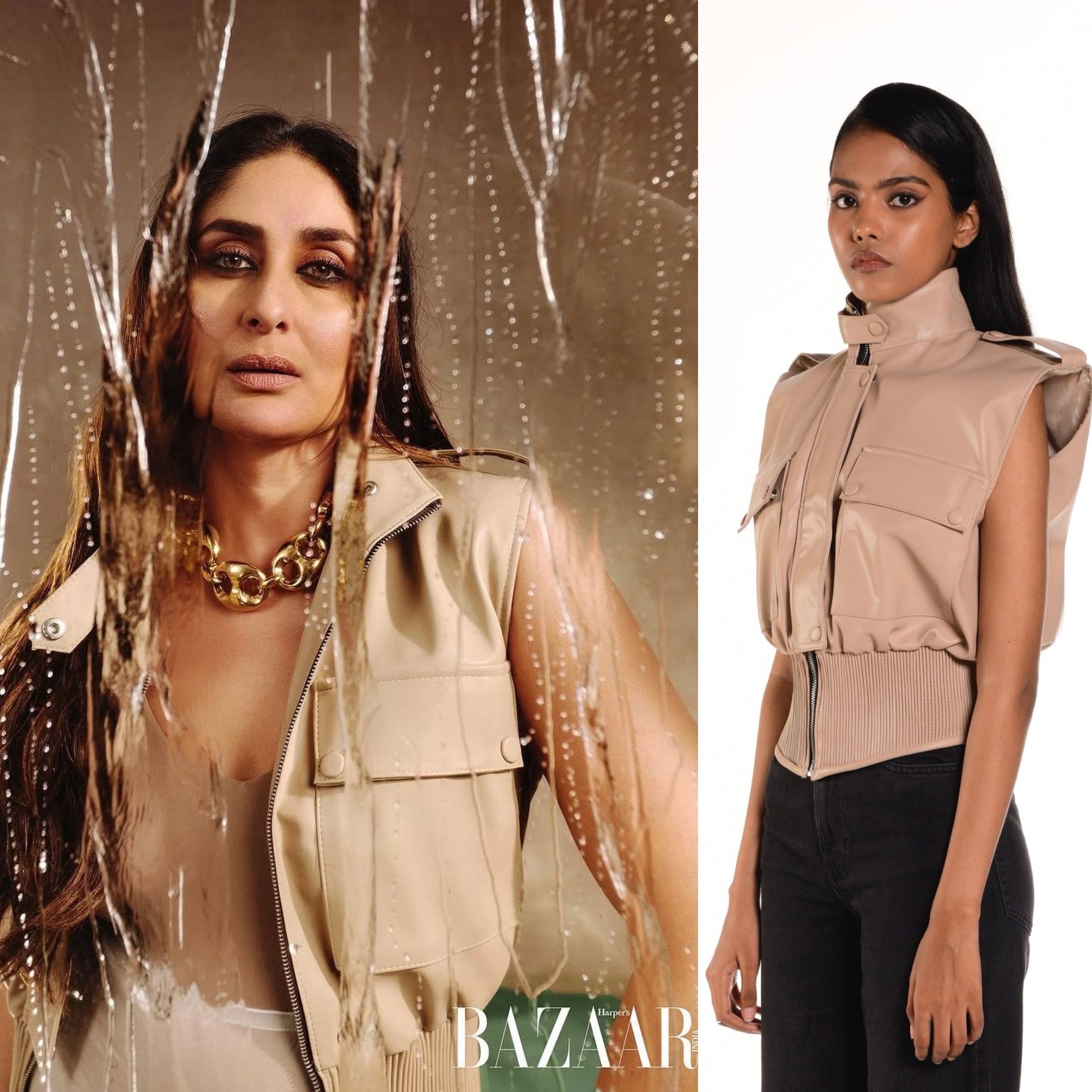 Celebrity Spotted: Kareena Kapoor Wears The Label Jenn’s Luxe Utility Vest