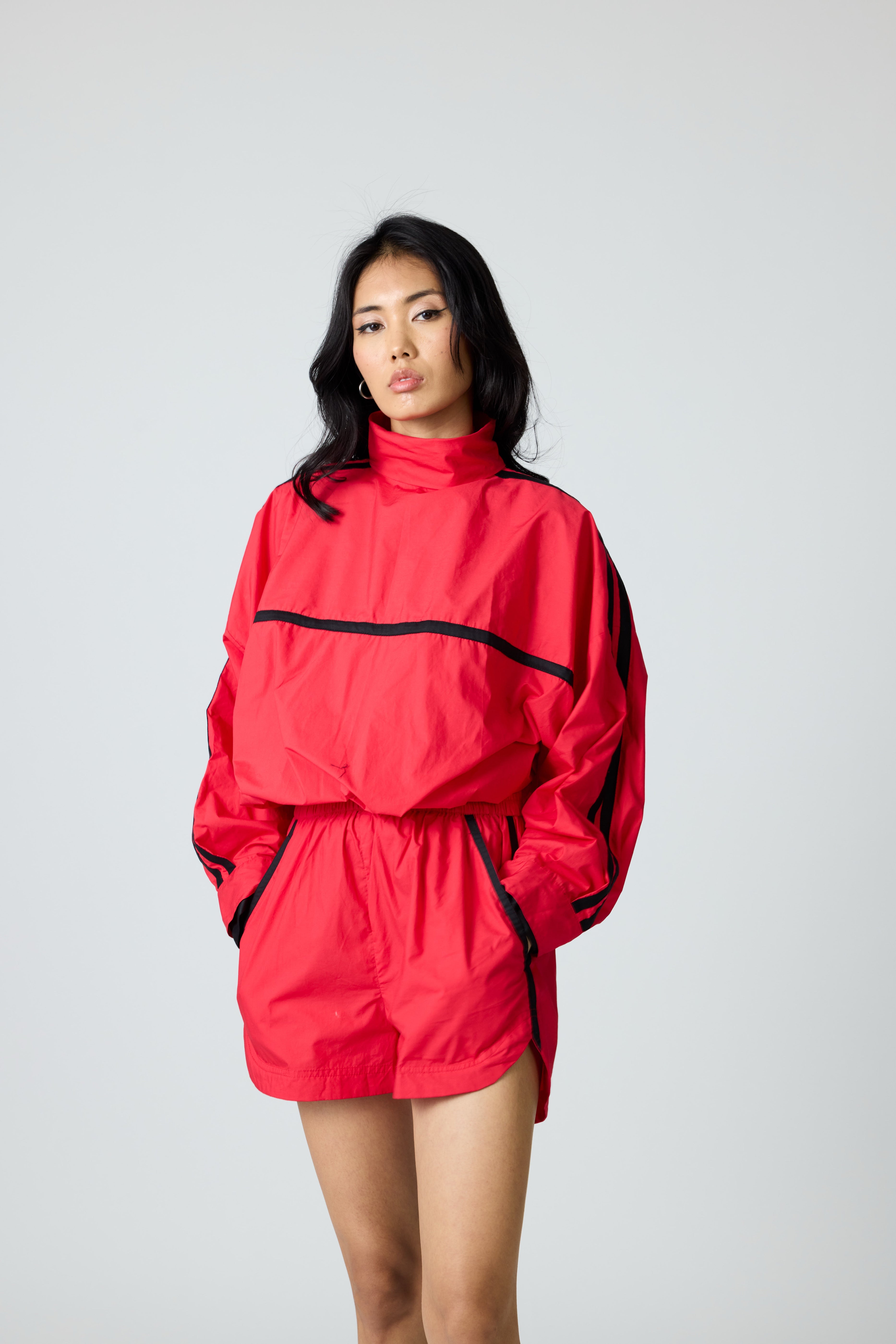Red Block Shorts