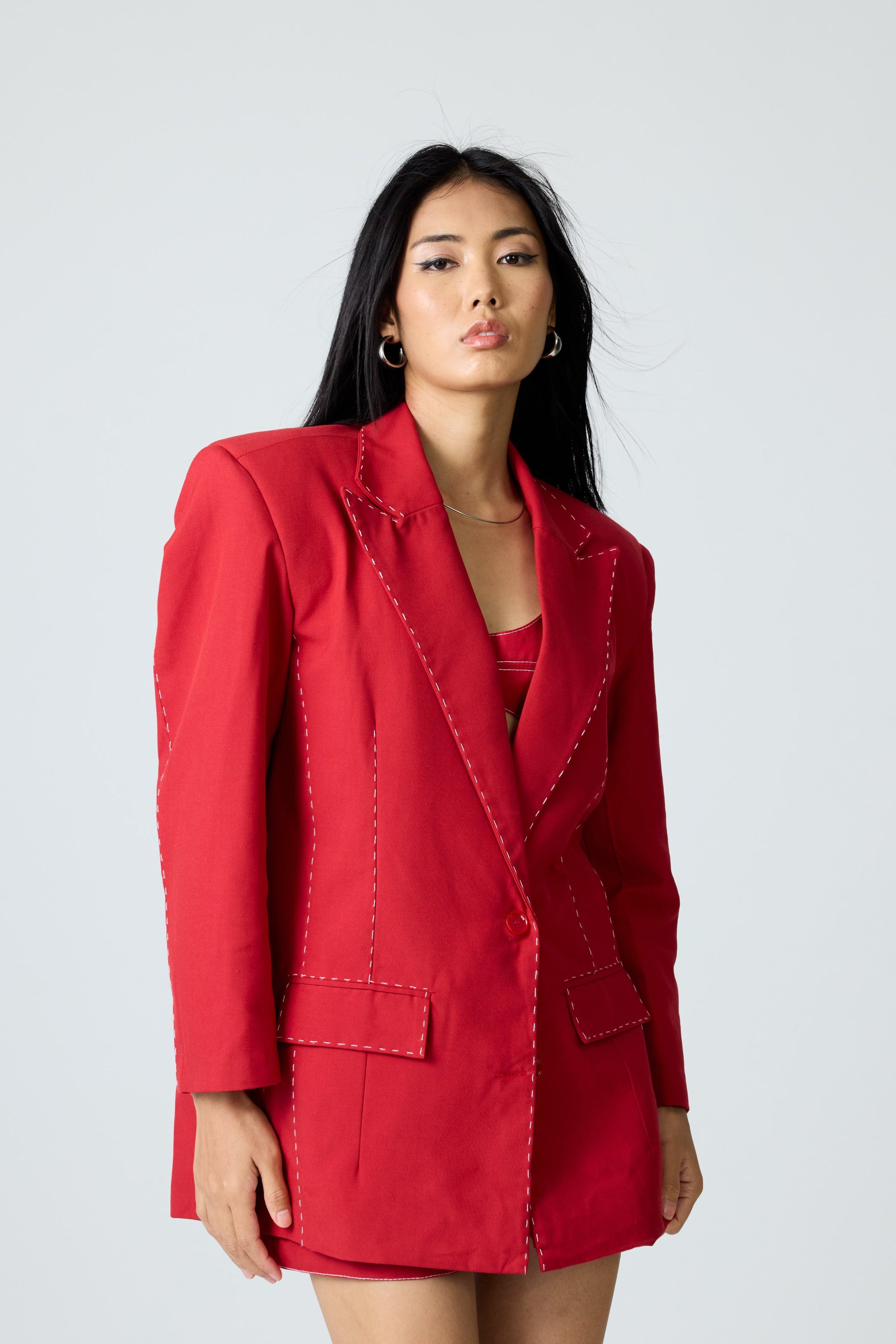 Erryn Red Blazer