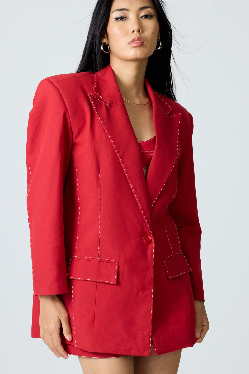 Erryn Red Blazer