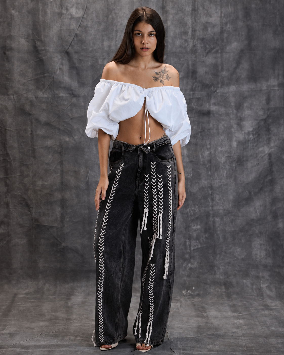 Embroidered Denim