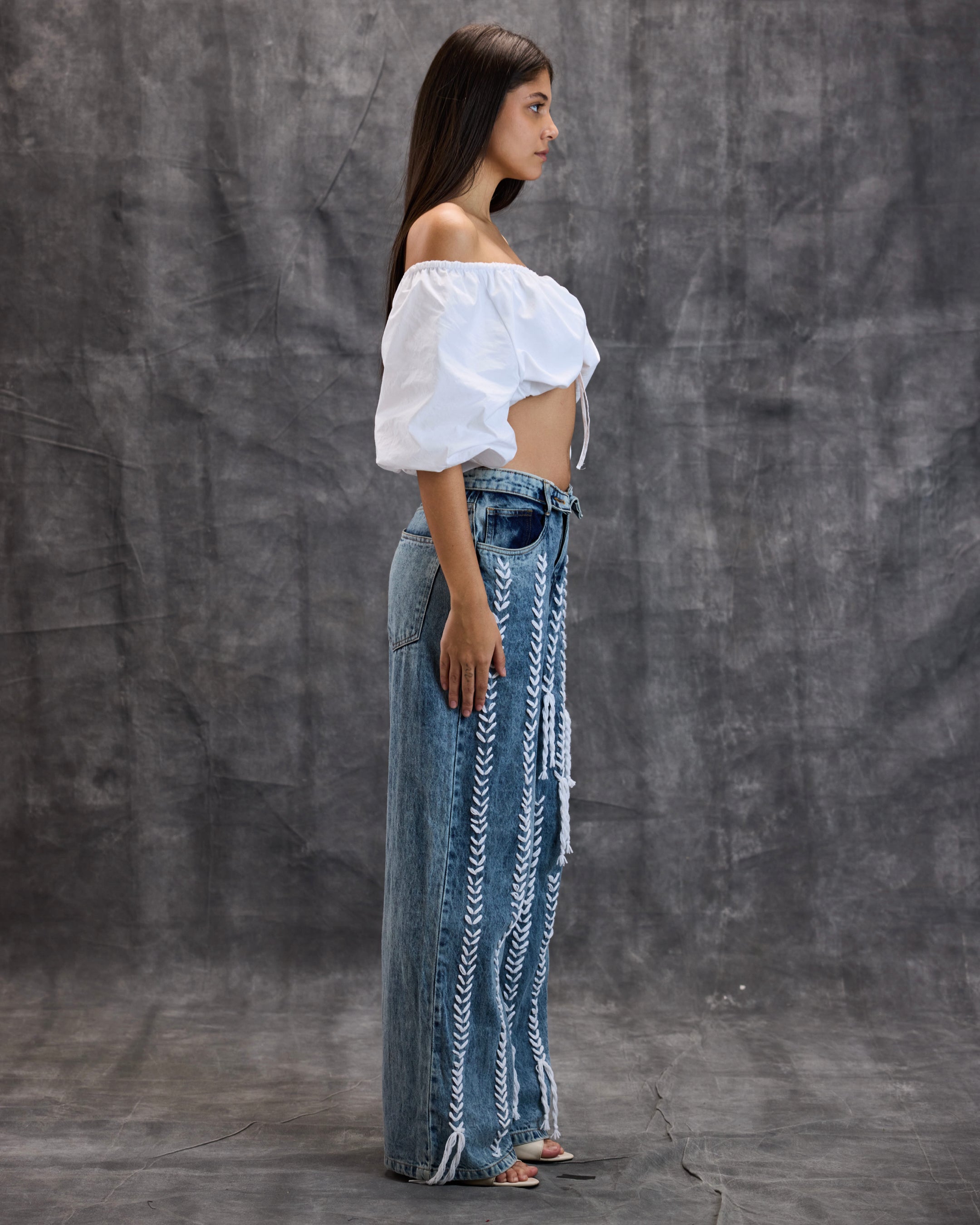 Embroidered Denim