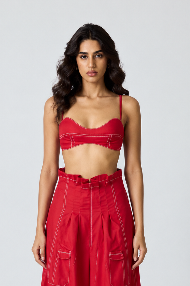 Erryn Red Bralette
