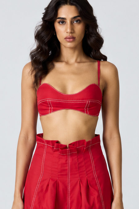 Erryn Red Bralette