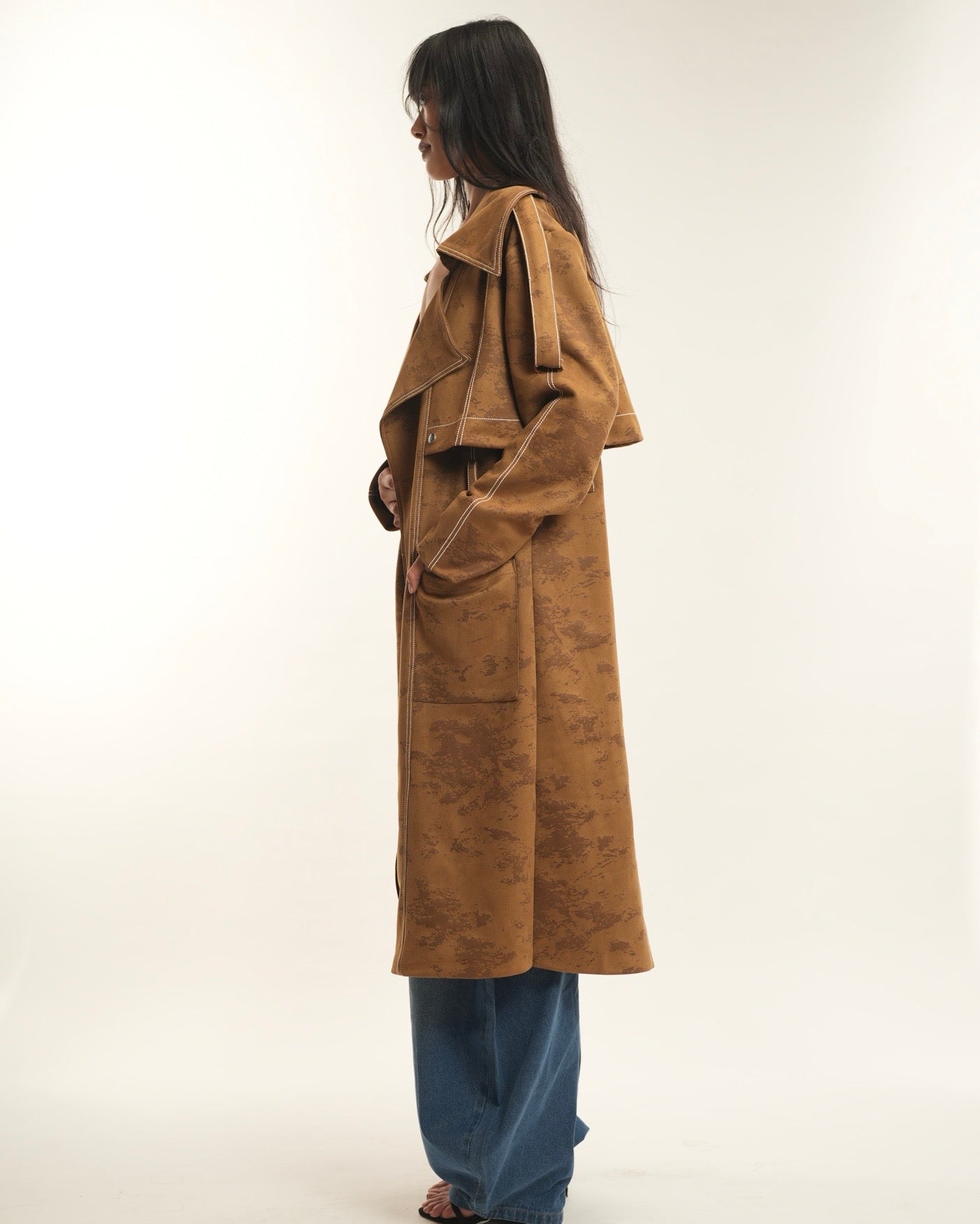 Suede Trenchcoat