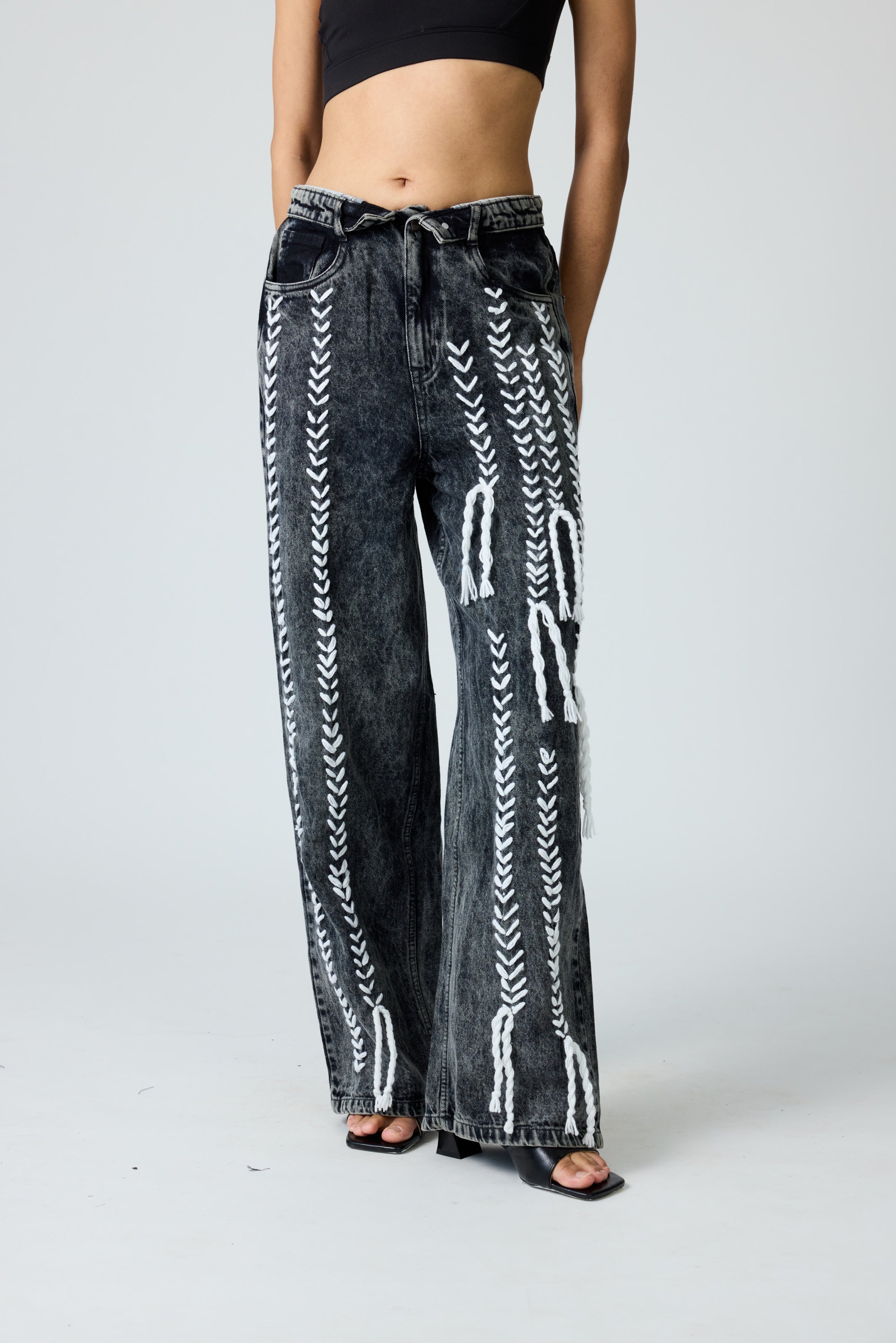 Embroidered Denim