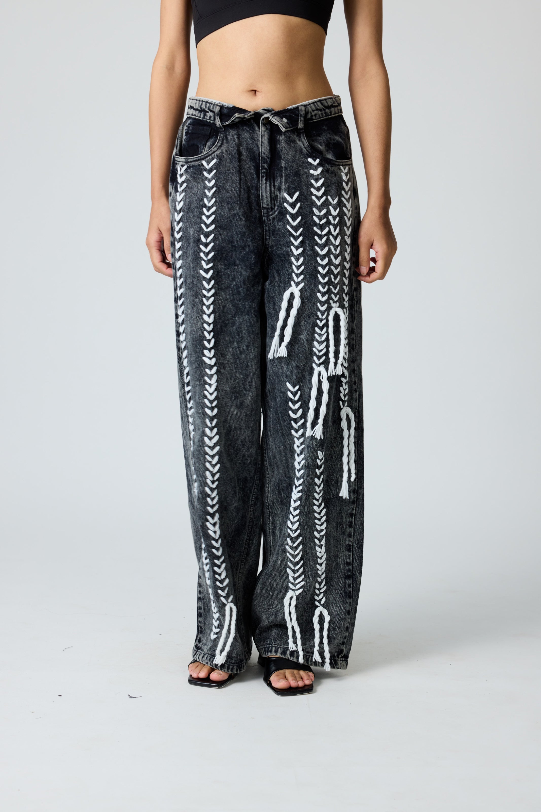 Embroidered Denim
