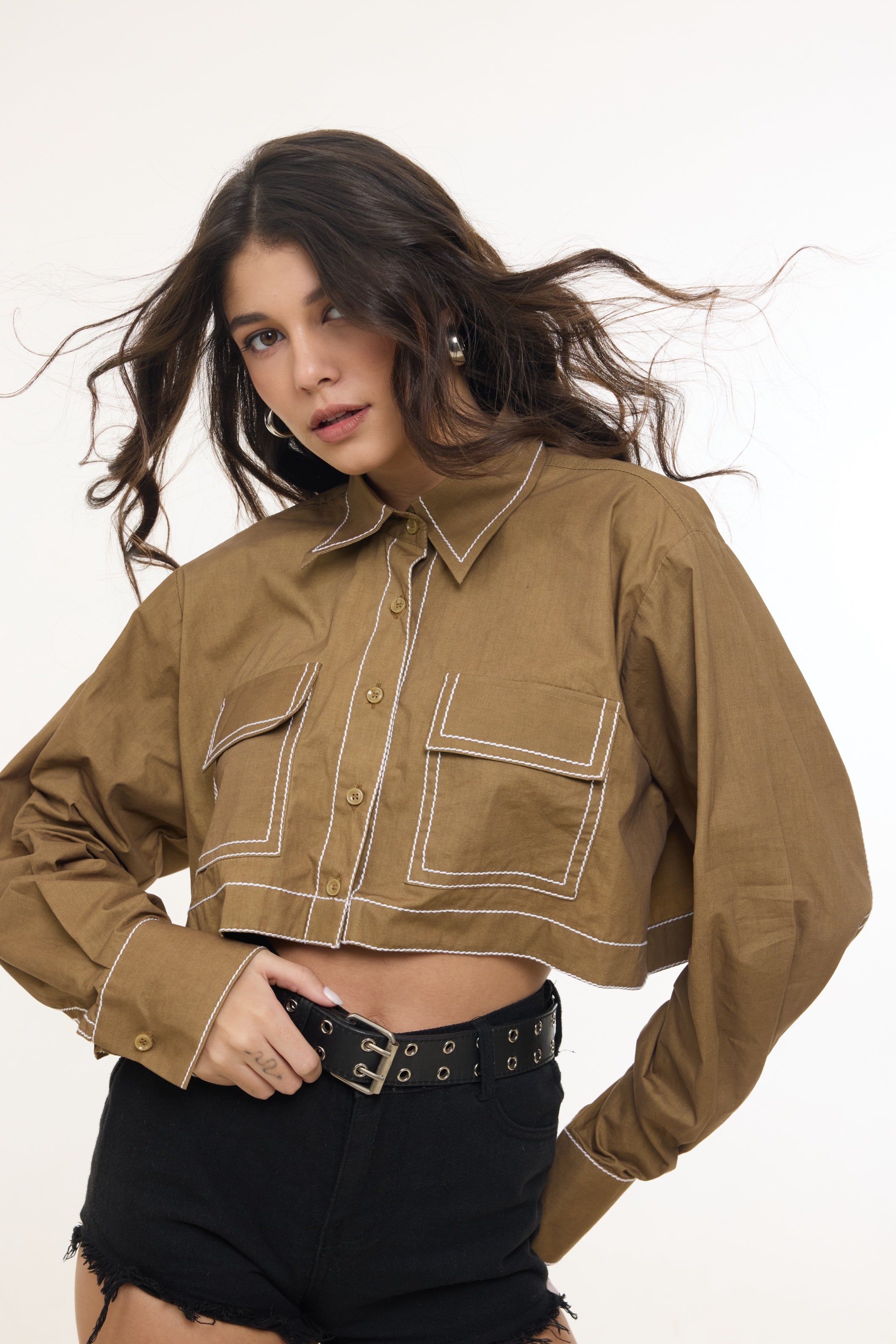 Erryn Crop Shirt