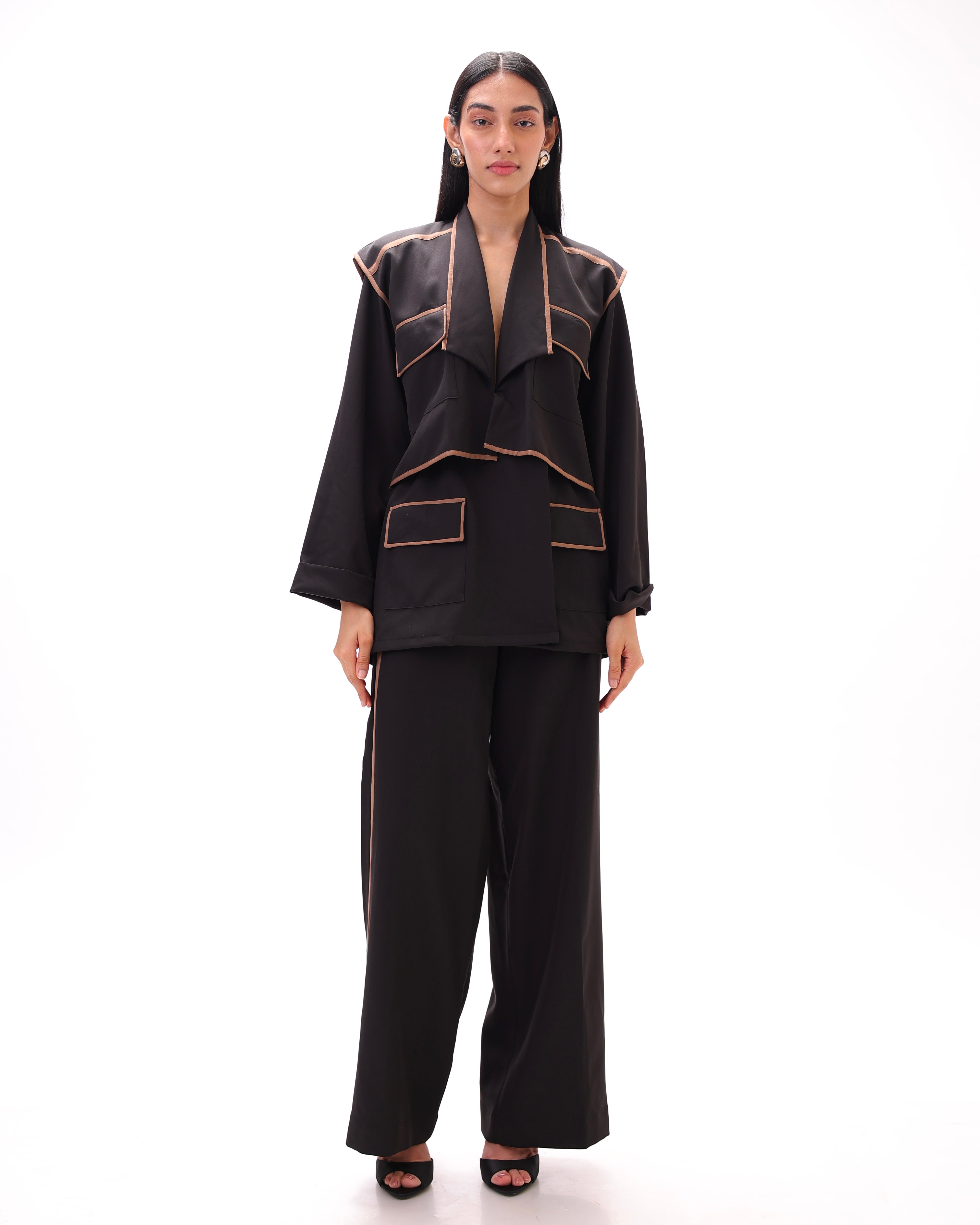Black Denice Pant
