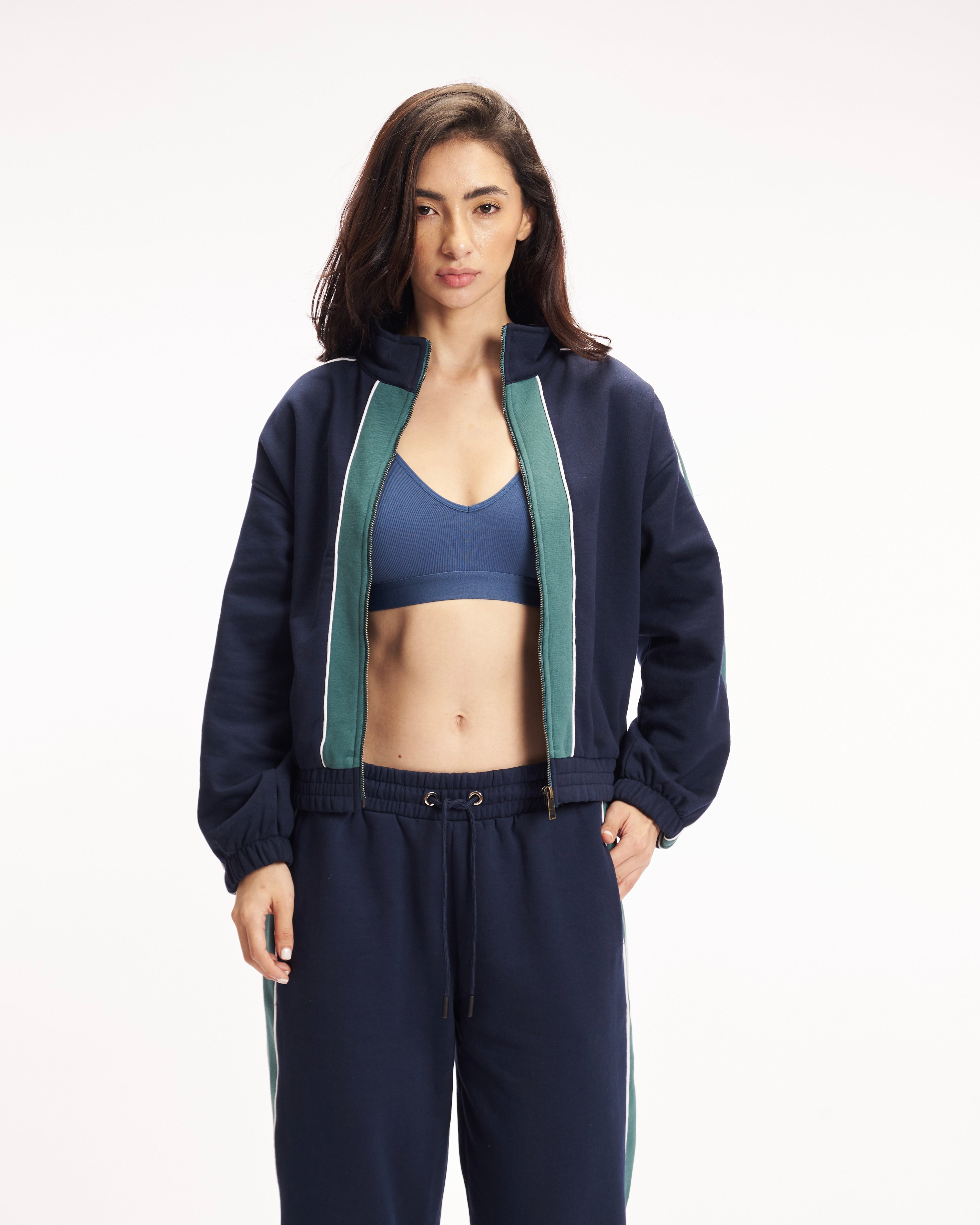 Blue Reign Bomber Jacket