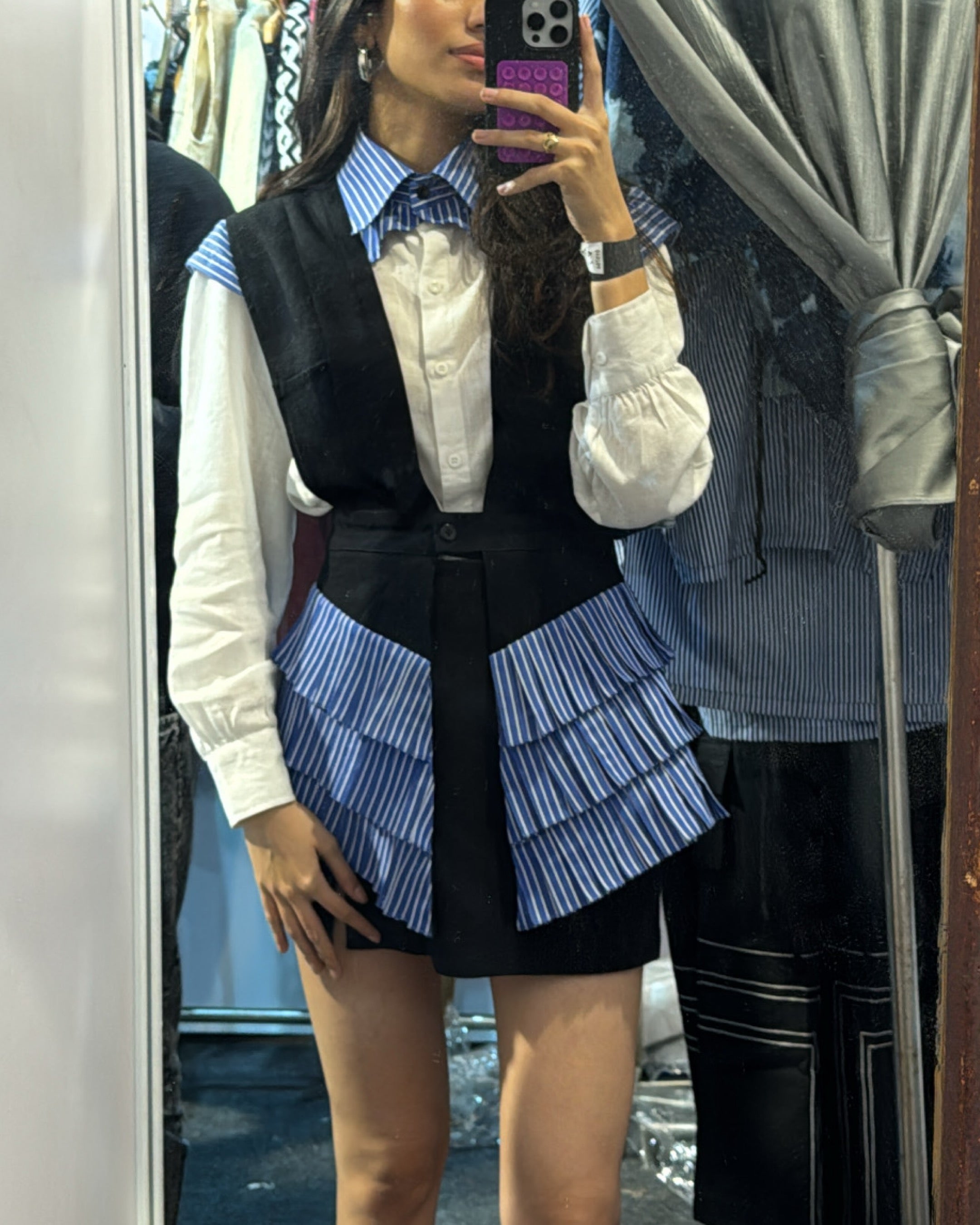 Pinstripe Vest