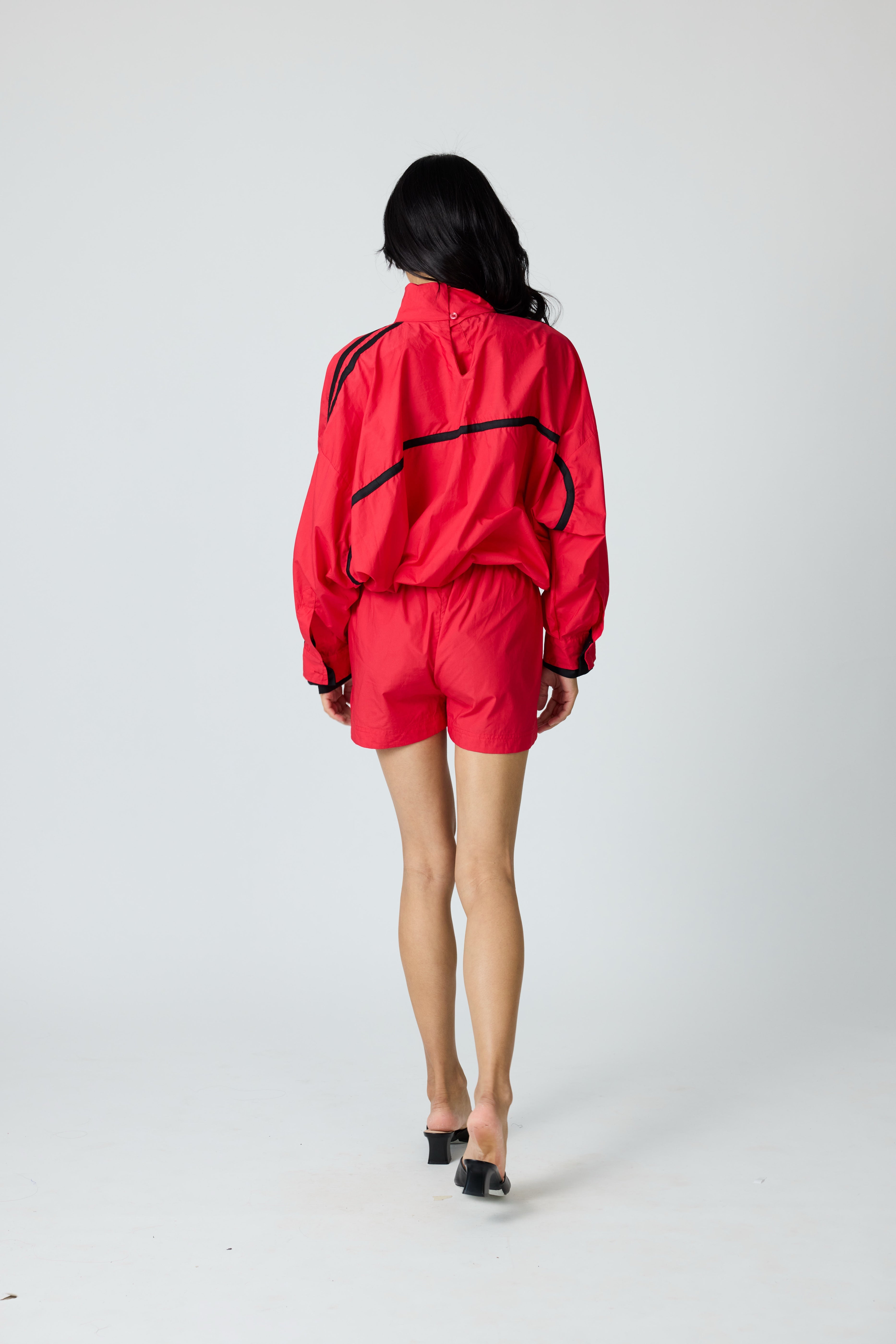 Red Block Shorts