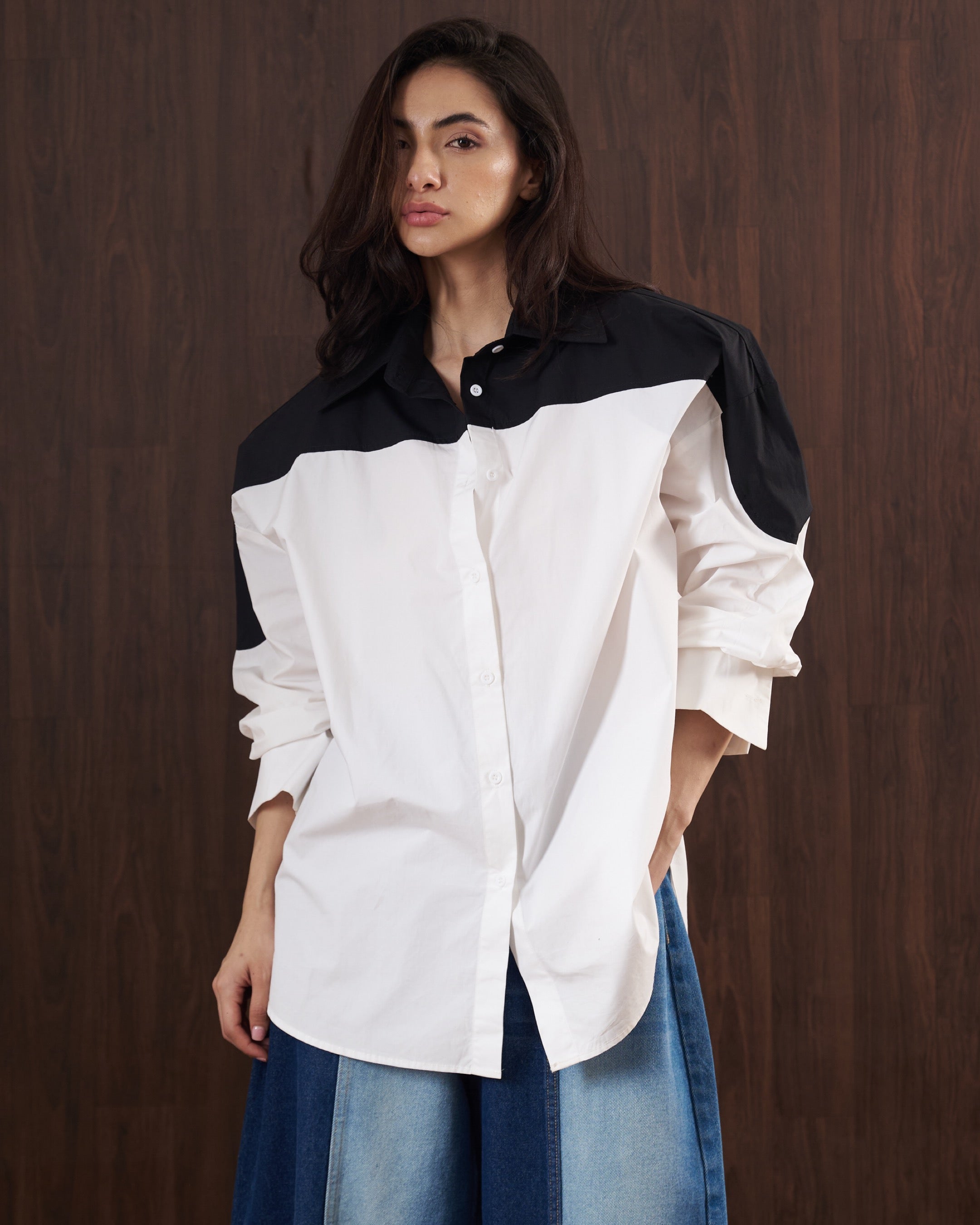 Colour Block Shirt