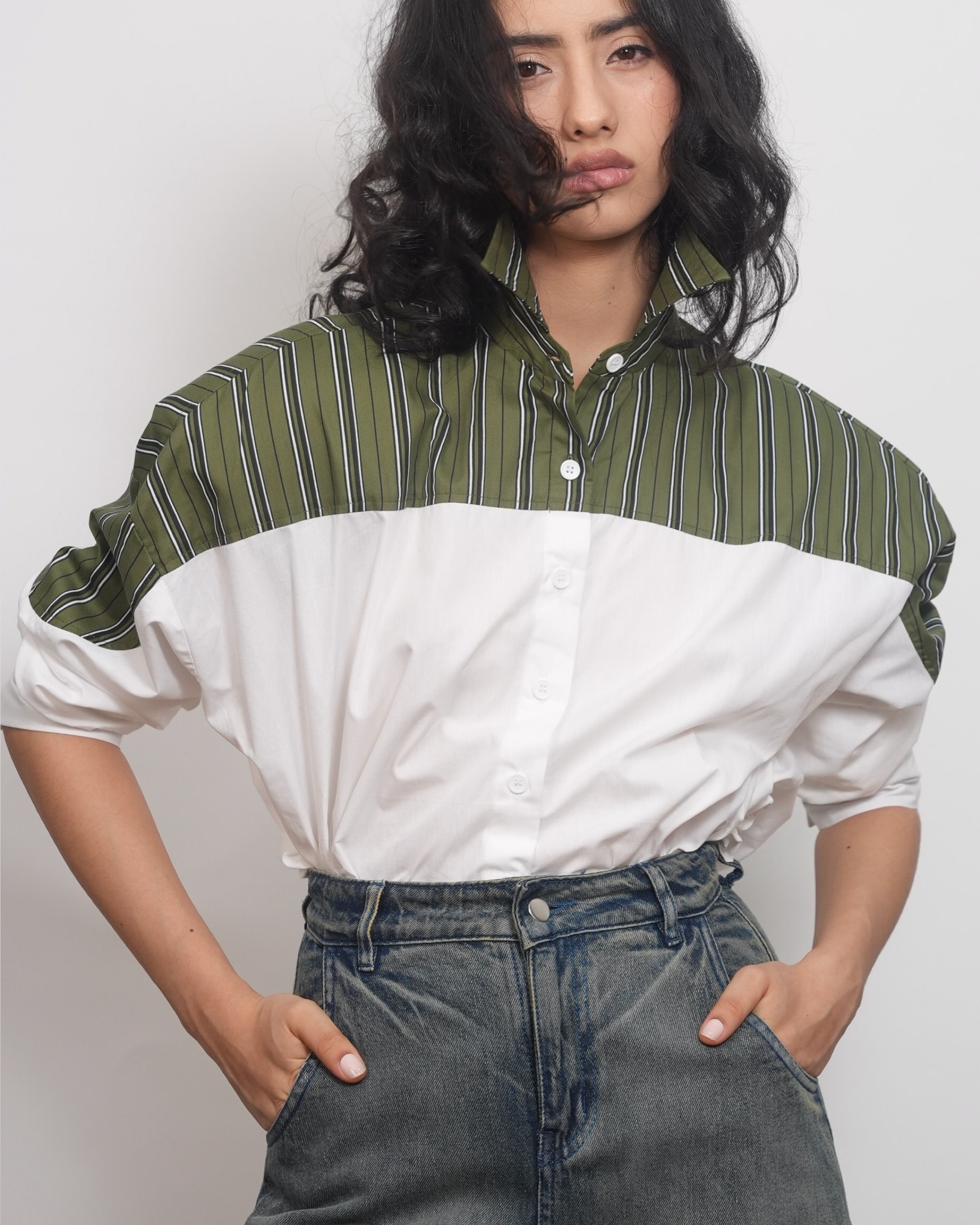 Colour Block Shirt